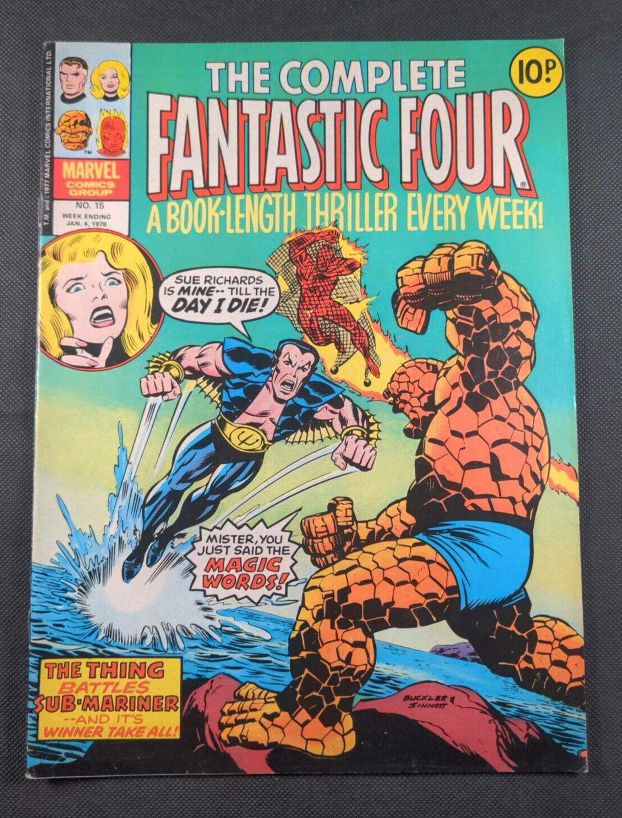Marvel Comics - The Complete Fantastic Four - Issue No 15 January 1978