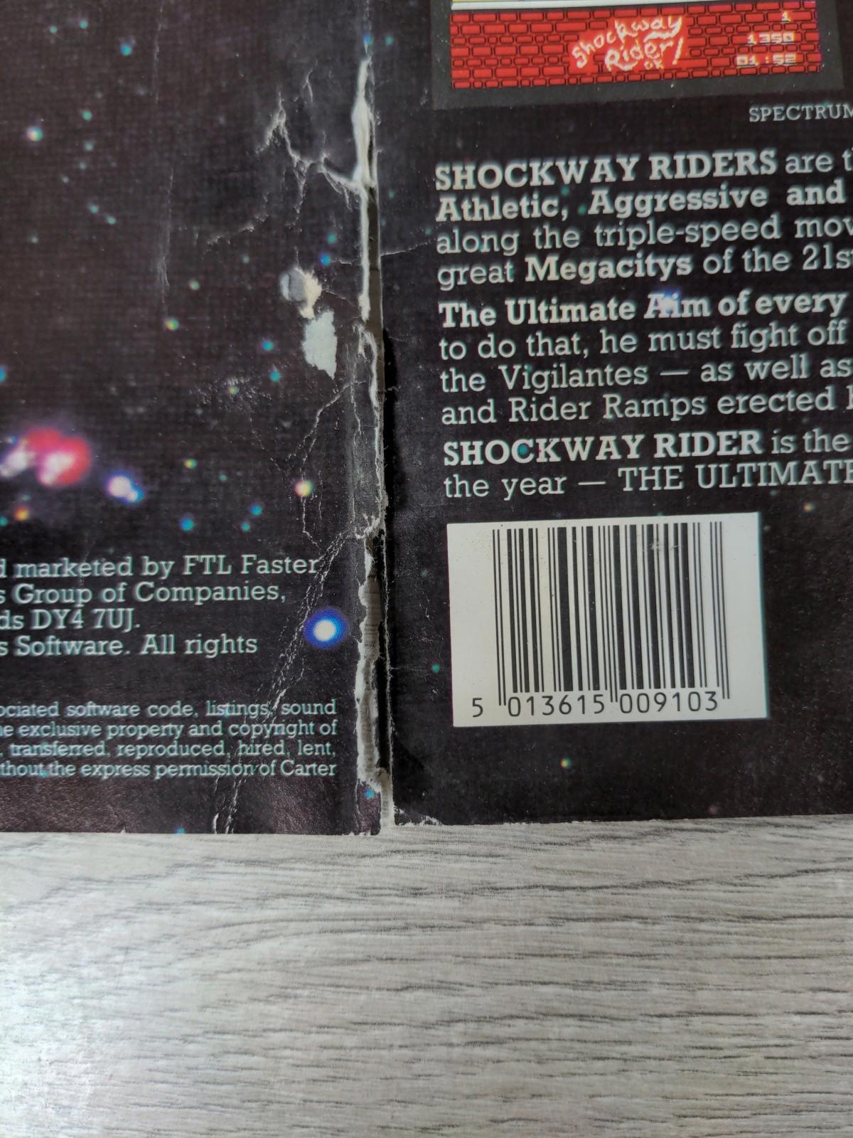 Shockway Rider FTL ZX Spectrum Game Cassette Tested & Working