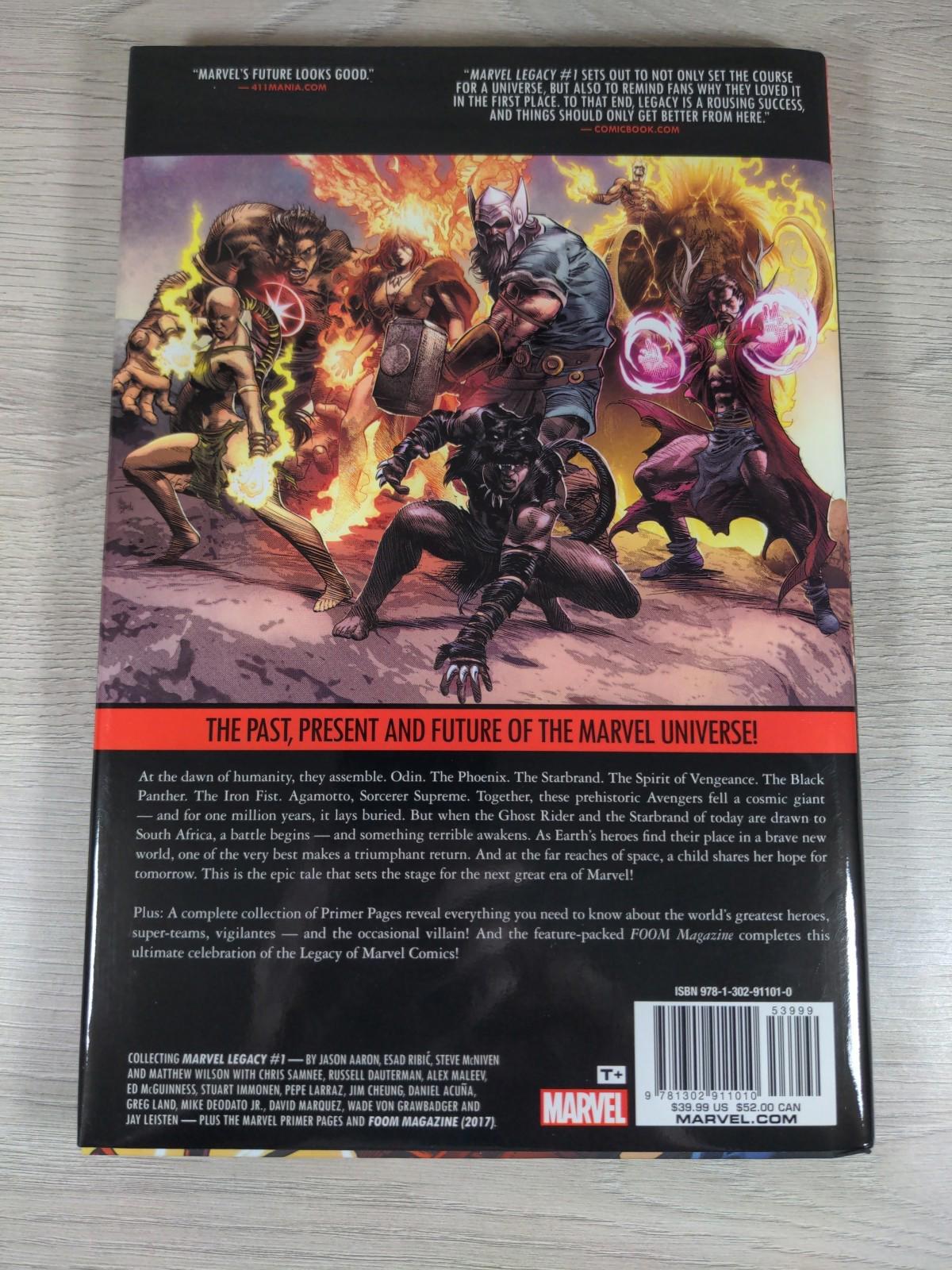 Marvel Legacy by Jason Aaron Hardcover Graphic Novel Book 2018