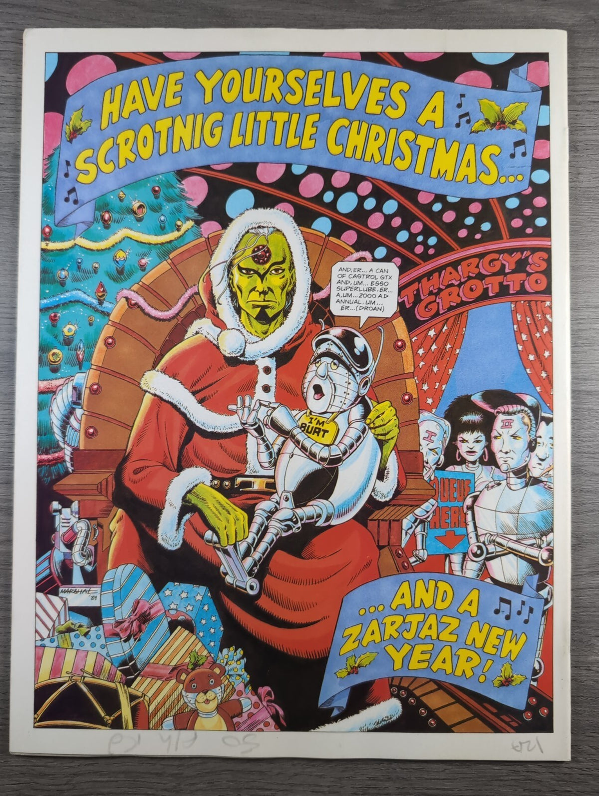2000AD Prog 659 Featuring Judge Dread Comic 30th Dec 1989 Vintage Retro Comic - Retrorama UK