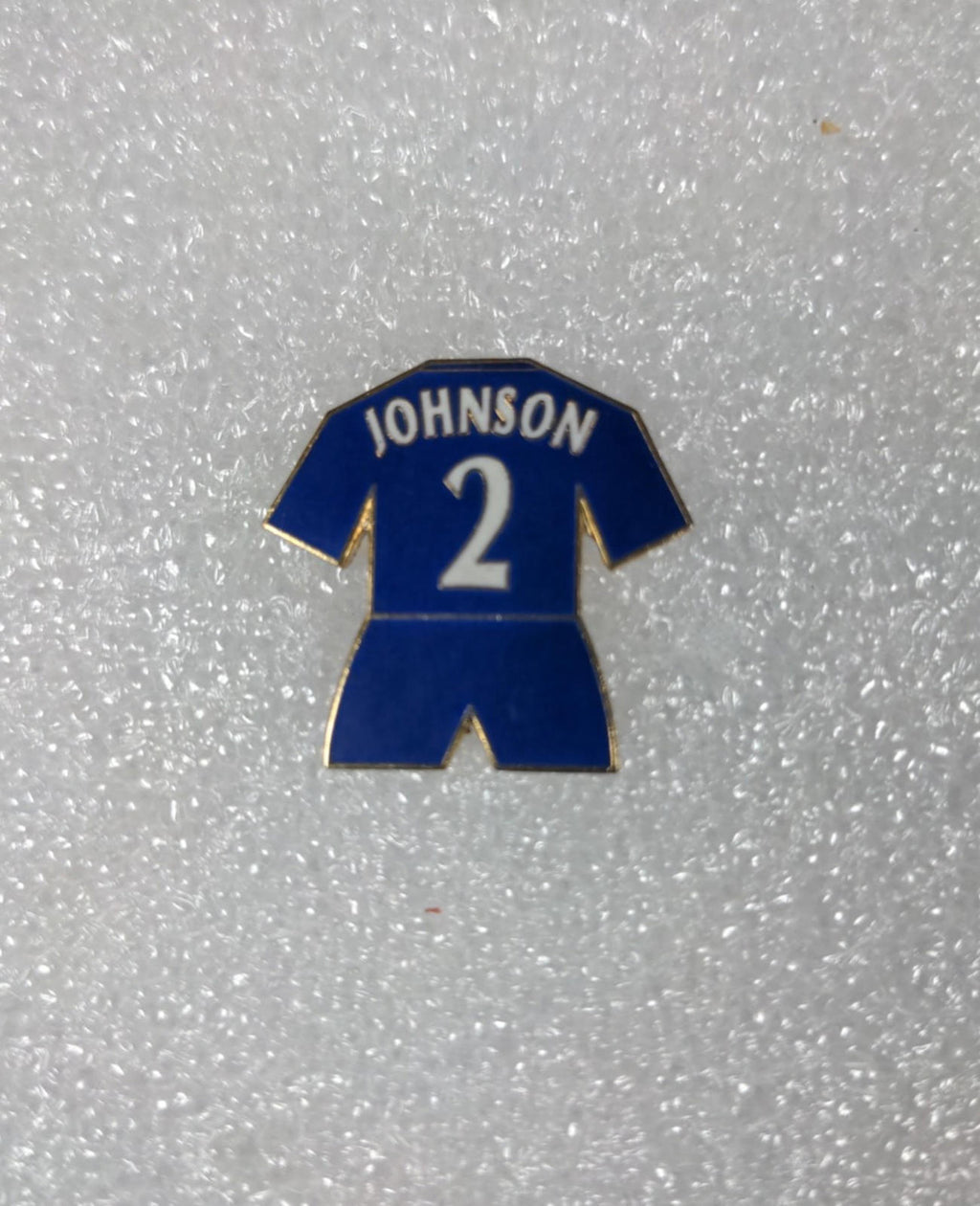 Chelsea Football Club Johnson No2 Shirt Enamel Pin Badge