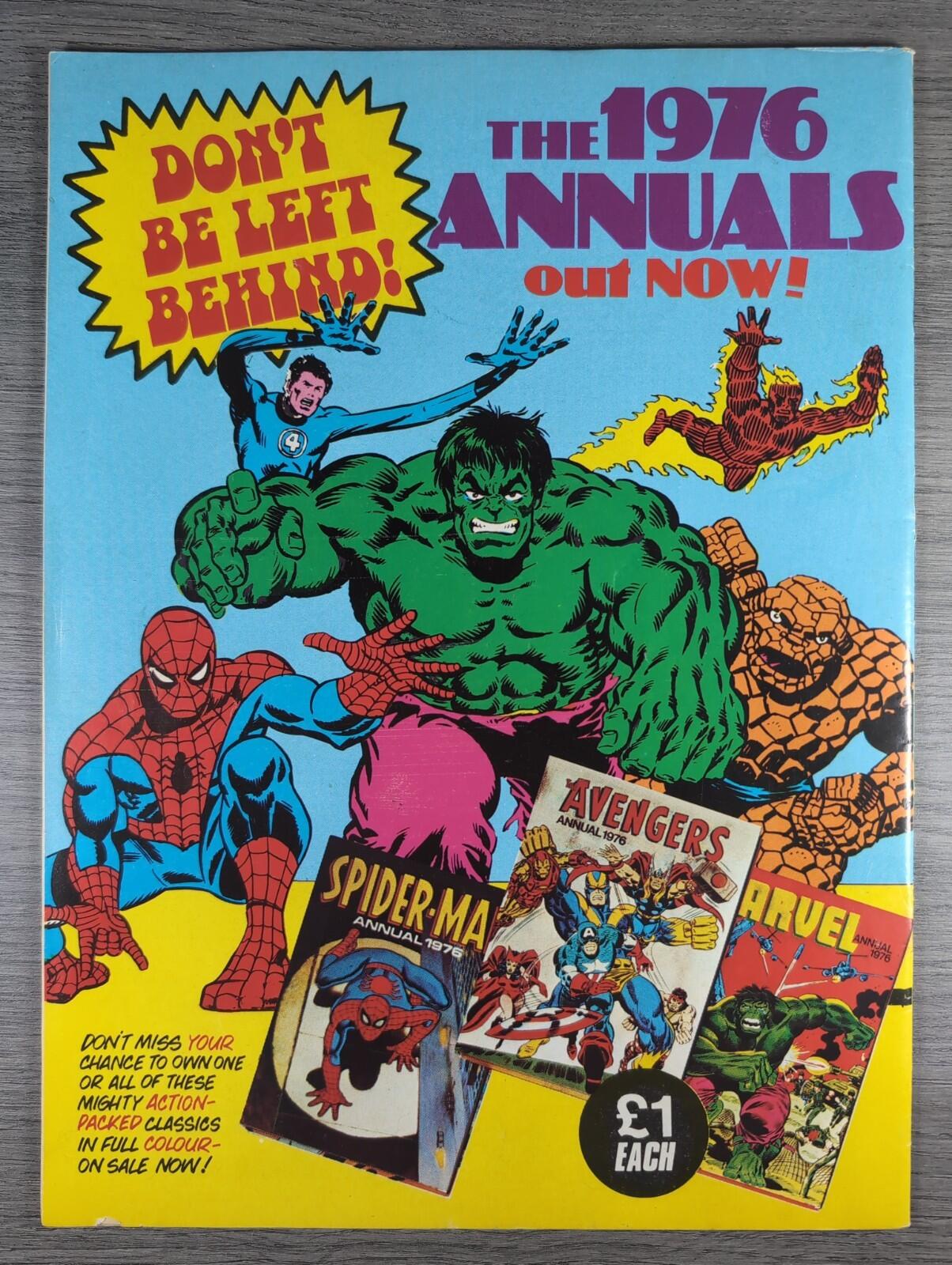 Spider-Man Comics Weekly No149 Marvel Comics UK 20th December 1975 Vintage Comic
