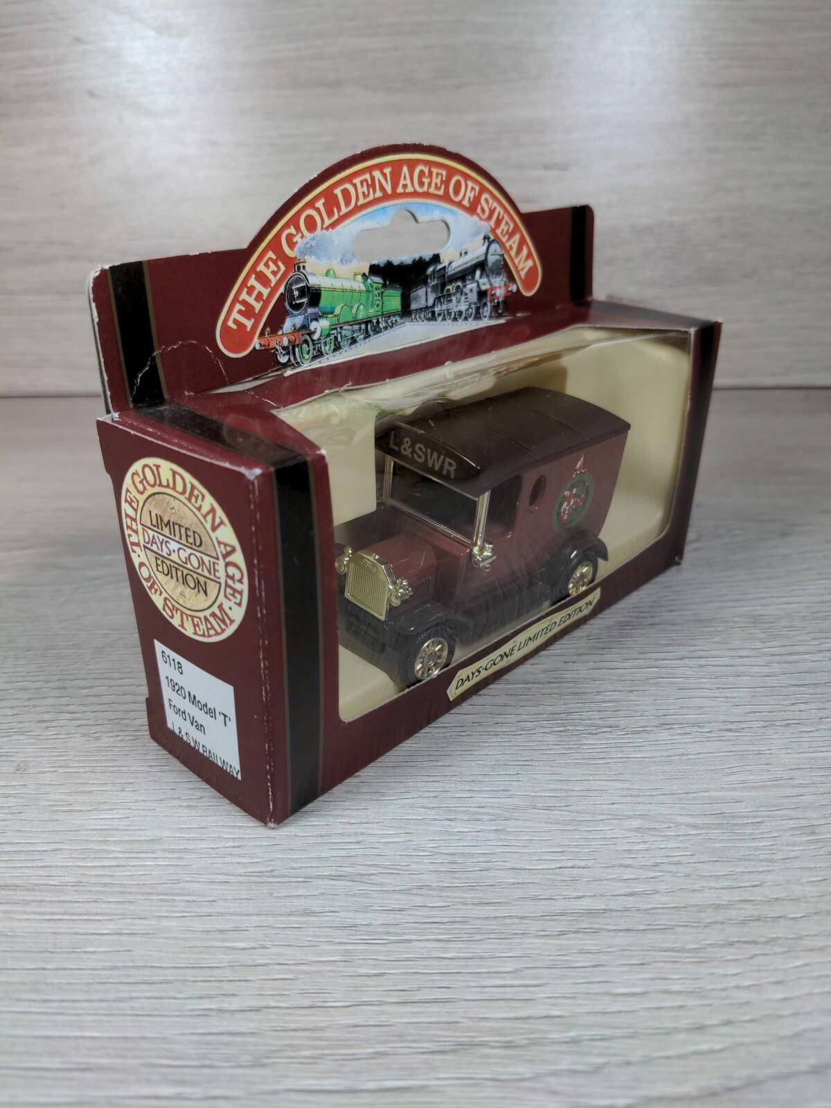 Lledo The Golden Age of Steam 1920 Model T Ford Diecast Van 6118 L & SW Railway - Retrorama UK