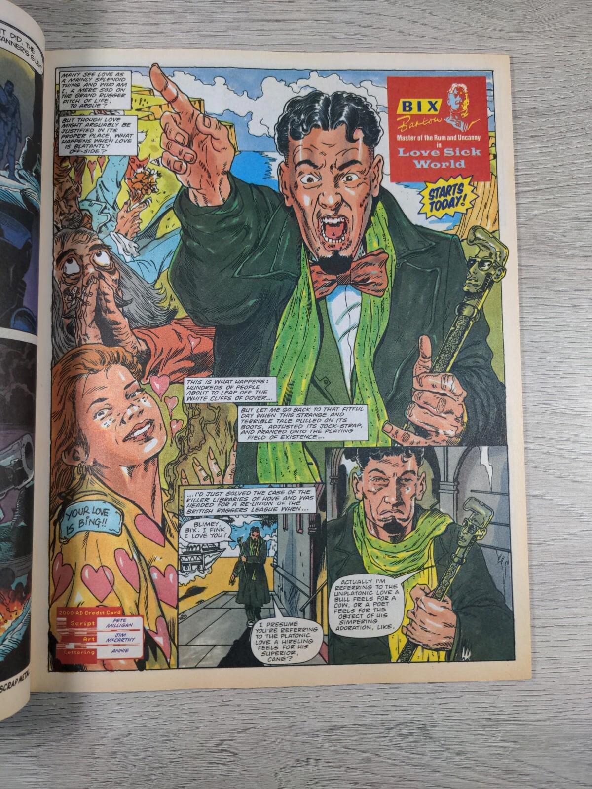 2000AD Featuring Judge Dredd Prog 737 June 1991  Vintage Comic - Retrorama UK
