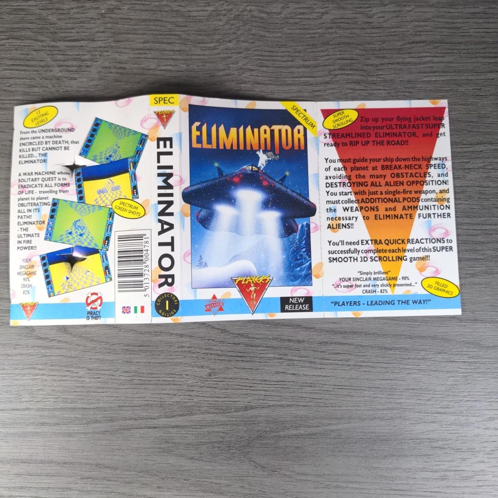 Eliminator ZX Spectrum Game Cassette Players Tested & Working