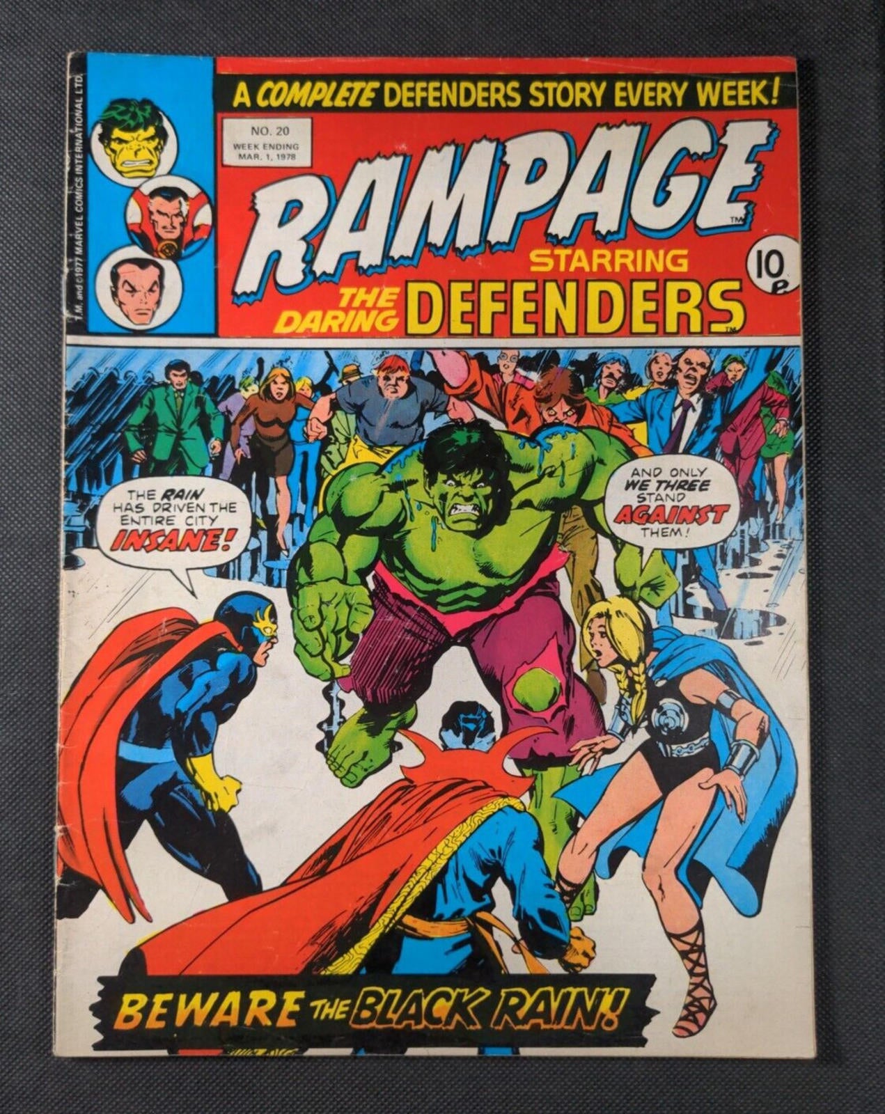 Marvel Comics: Rampage Starring The Daring Defenders Issue Number 20 March 1978 - Retrorama UK
