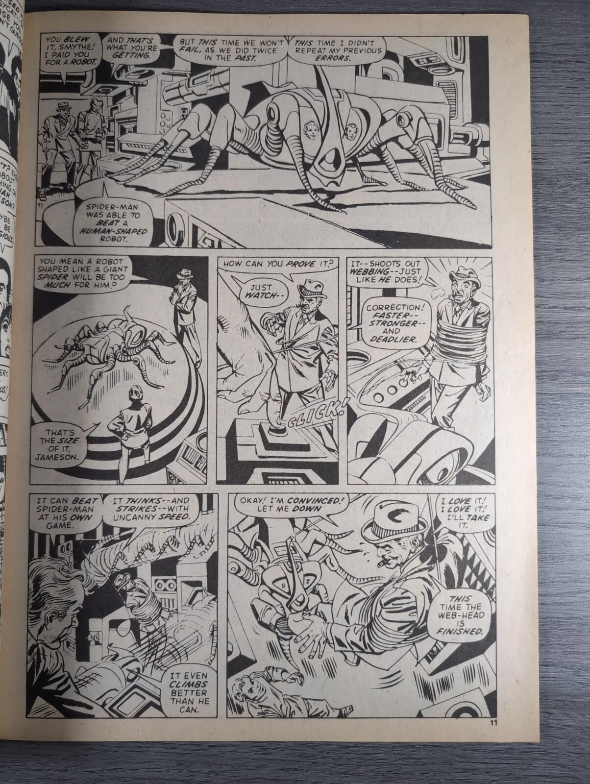 Spider-Man Comics Weekly No148 Marvel Comics UK 13th December 1975 Vintage Comic