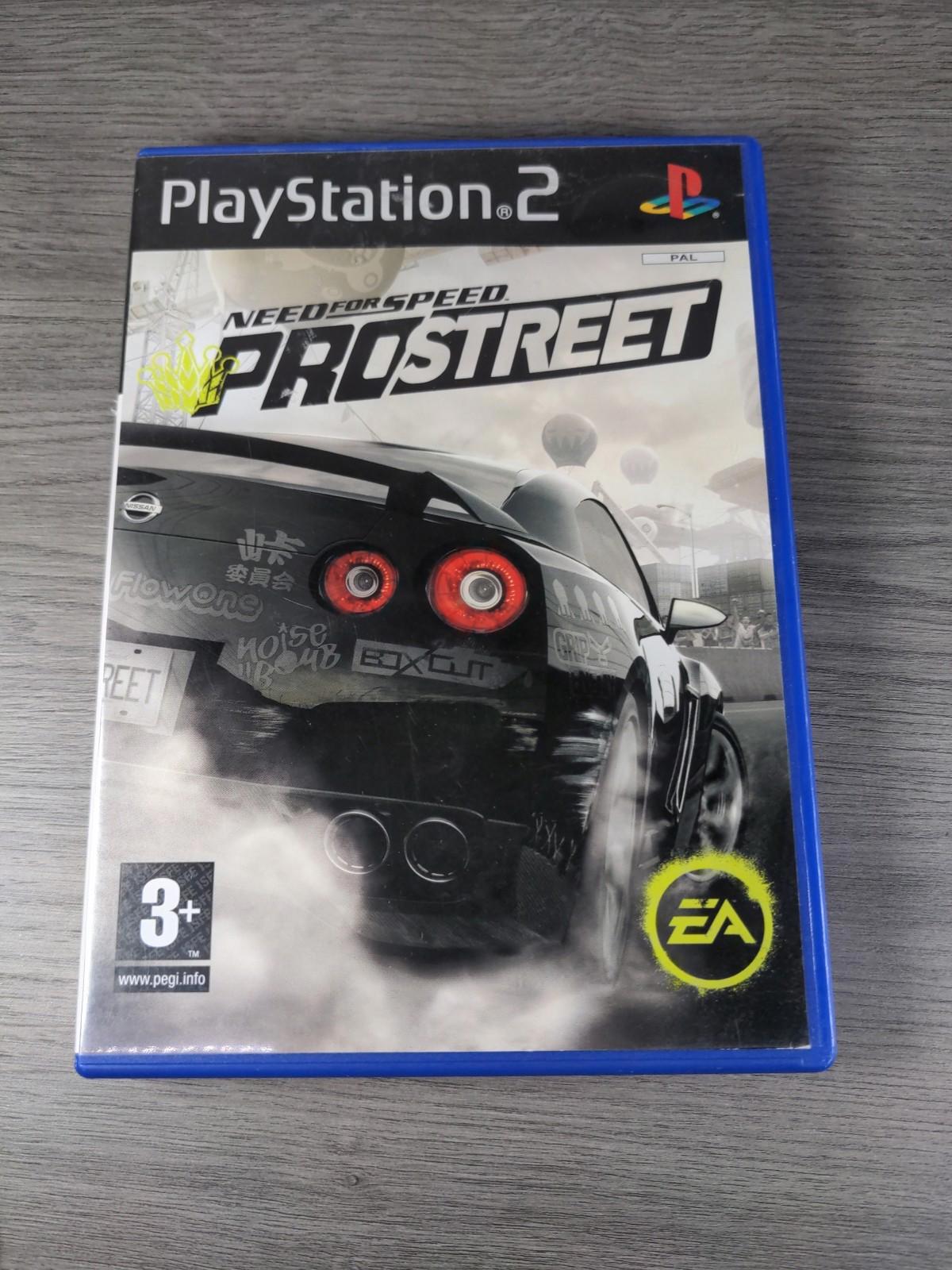 Need For Speed Pro Street Playstation 2 PS2 Game + Manual Tested & Working