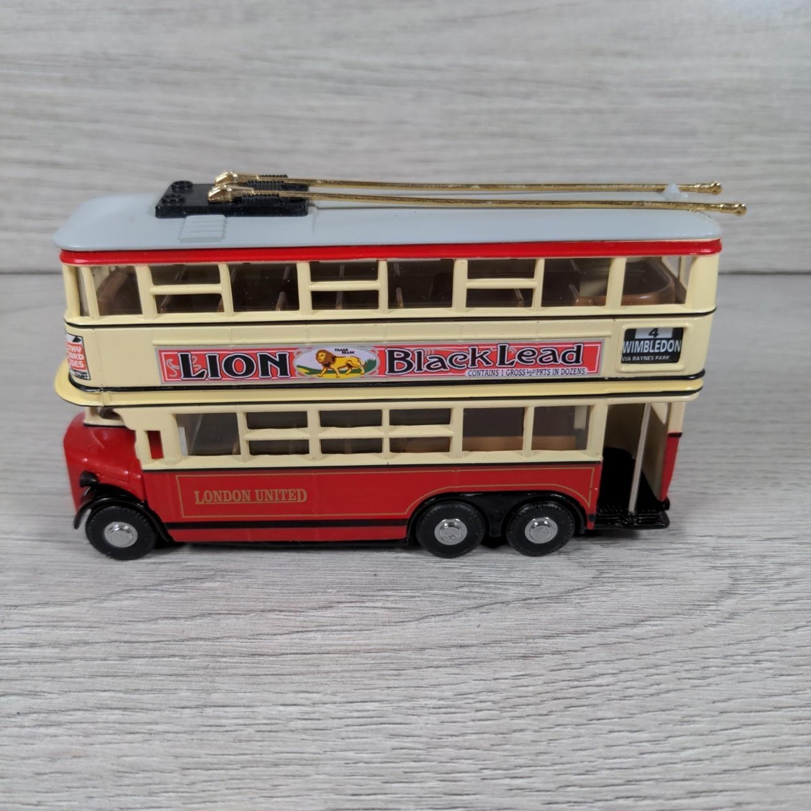 Matchbox Collectables 1913 Diddler Trolley Bus Diecast Model YET01M 1995 Vintage