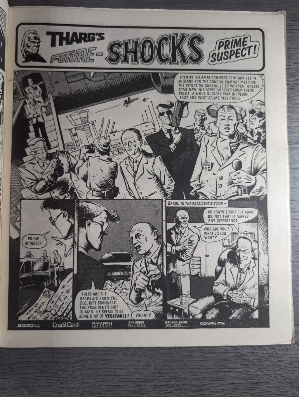 2000AD Prog 510  Featuring Judge Dread Comic 21st Feb 1987 Vintage Retro Comic