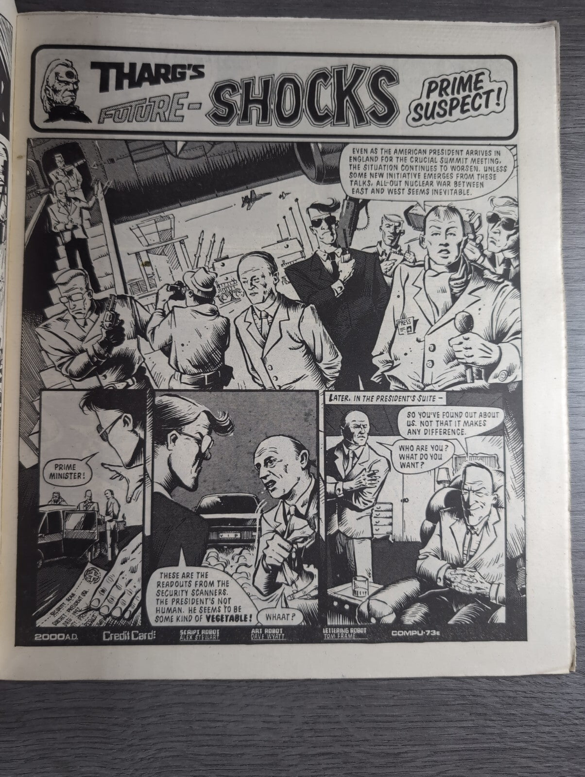 2000AD Prog 510  Featuring Judge Dread Comic 21st Feb 1987 Vintage Retro Comic
