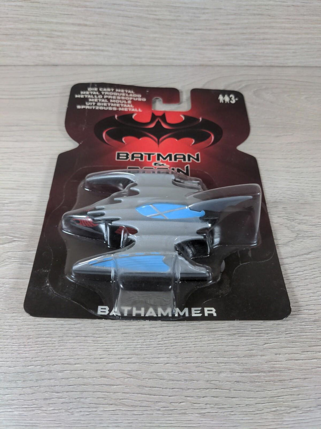 Batman & Robin Die-Cast Bathammer Kenner Vintage 1997 Unopened & Sealed On Card