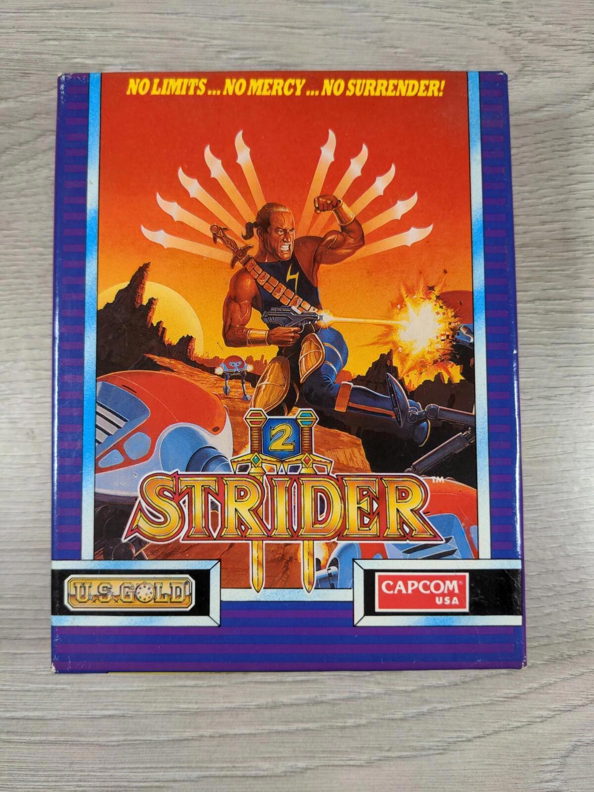Strider 2 Commodore 64 C64 Video Game Cassette Capcom Tested & Working No Manual