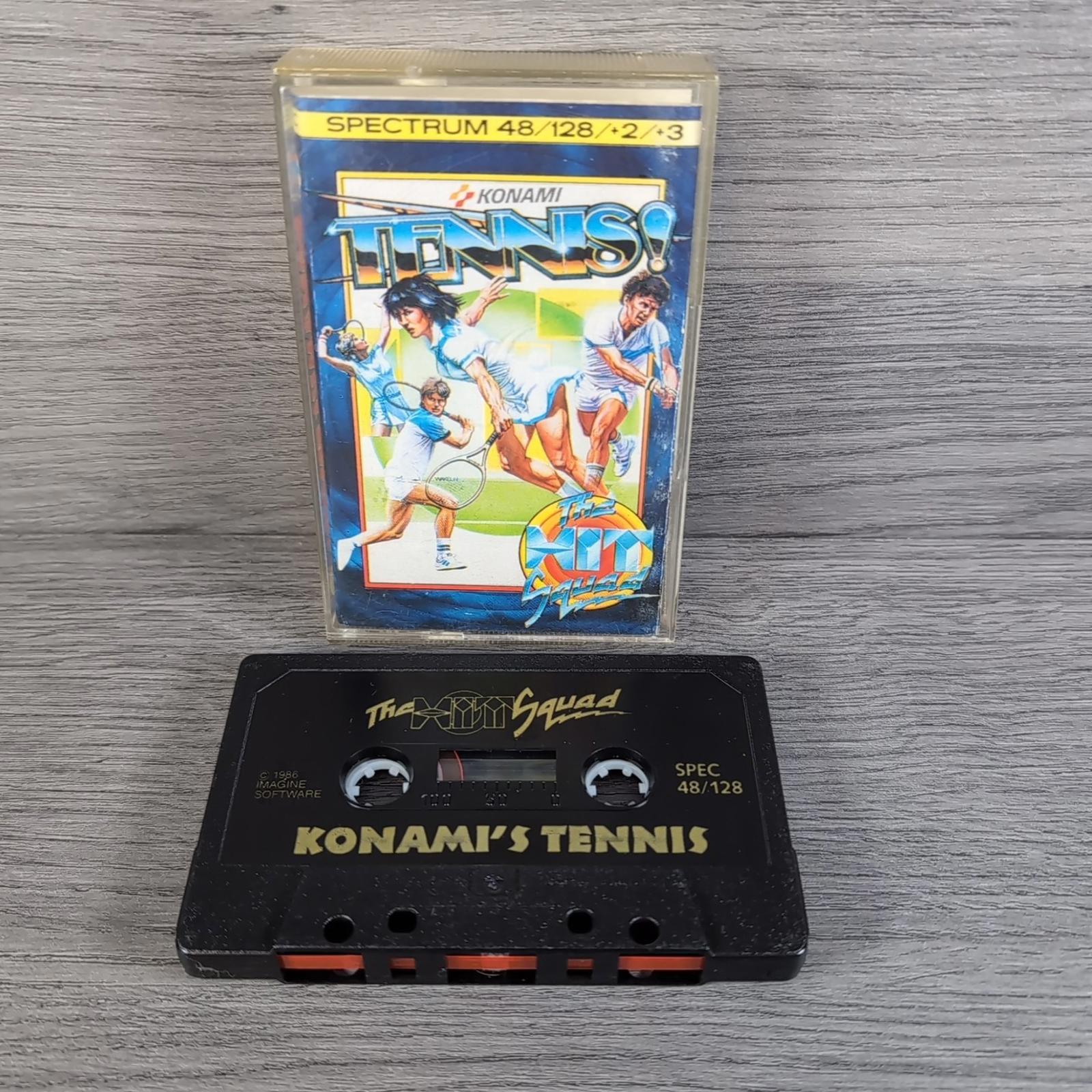 Tennis ZX Spectrum 48/128K Konami - The Hit Squad Game Cassette Tested & Working