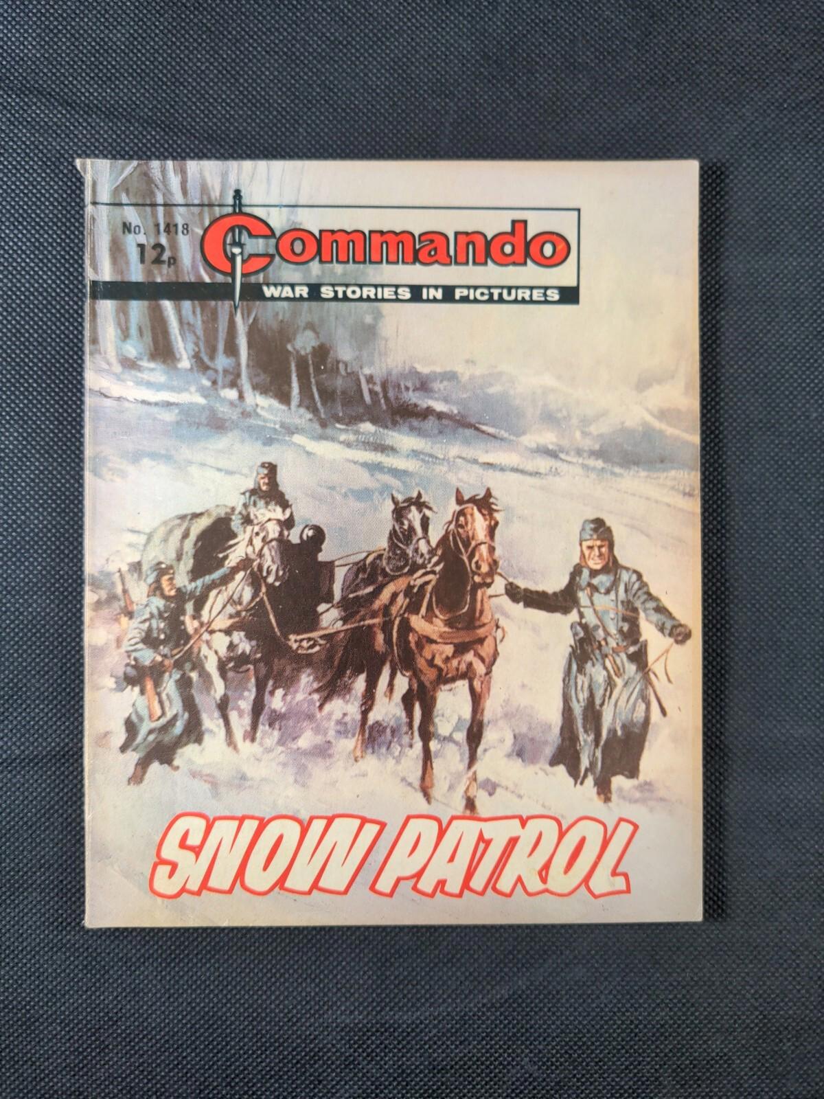 Commando Comic Issue Number 1418 Snow Patrol - Retrorama UK