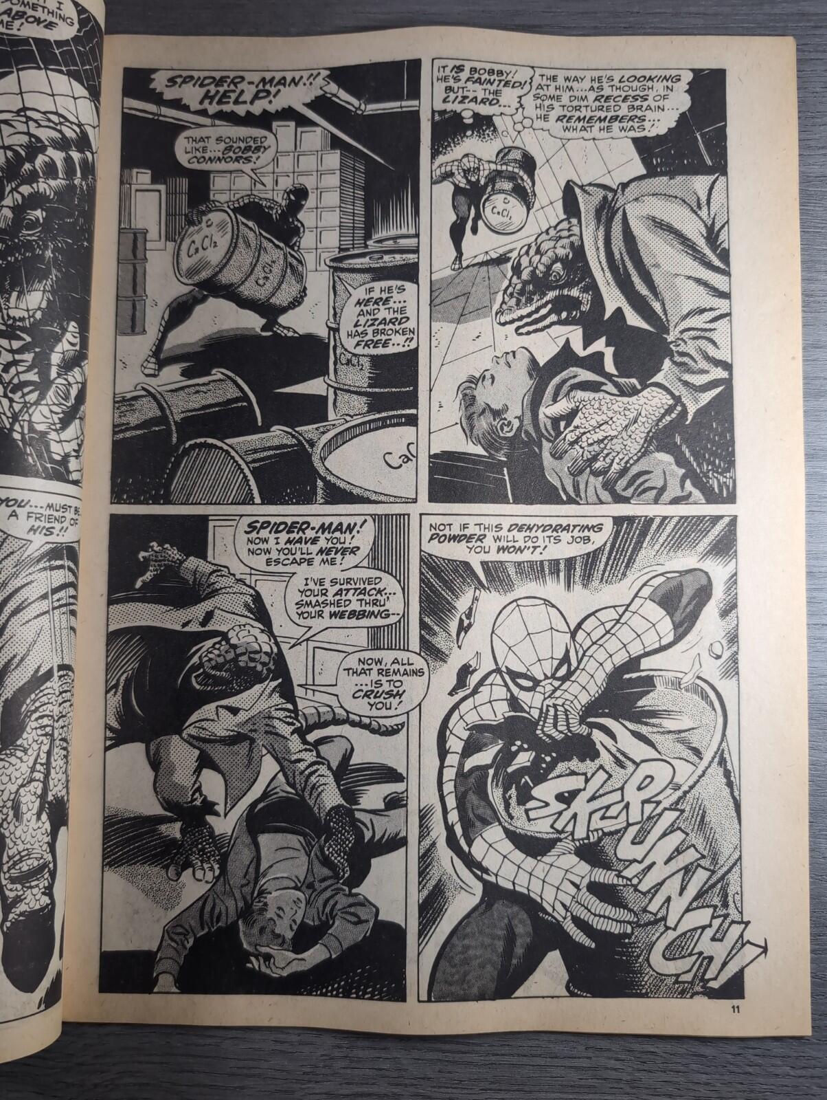 Spider-Man Comics Weekly No 95 Marvel Comics UK 7th December 1974 Vintage Comic