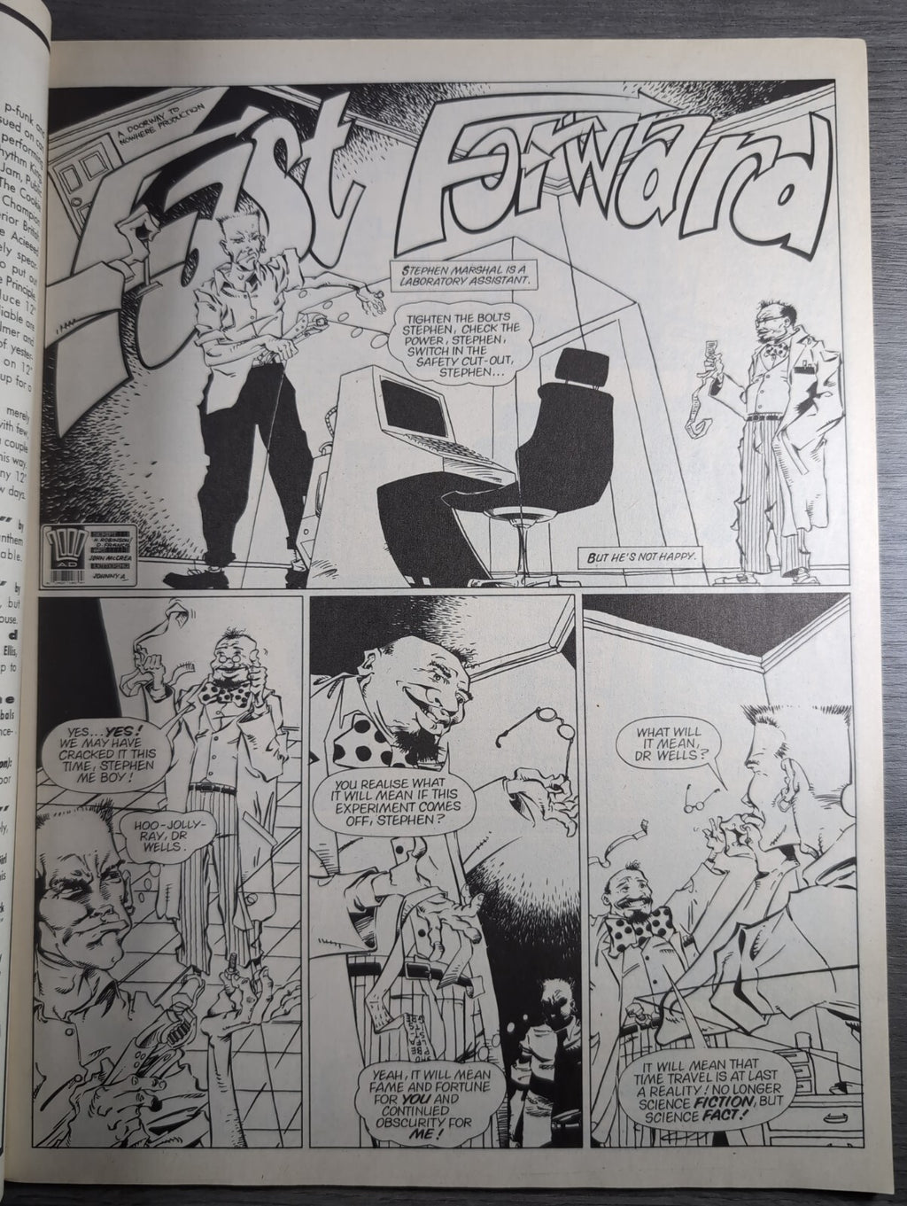 2000AD Prog 615 Featuring Judge Dread Comic 25th Feb 1989 Vintage Retro Comic
