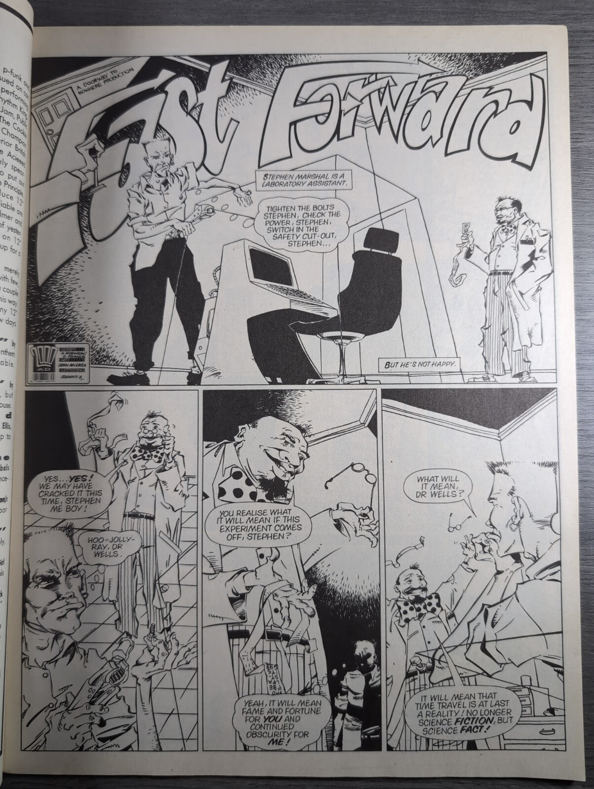 2000AD Prog 615 Featuring Judge Dread Comic 25th Feb 1989 Vintage Retro Comic