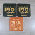 J.W Lees 3 x Vintage Beer Mats Pub Bar Coaster Breweriana - Retrorama UK