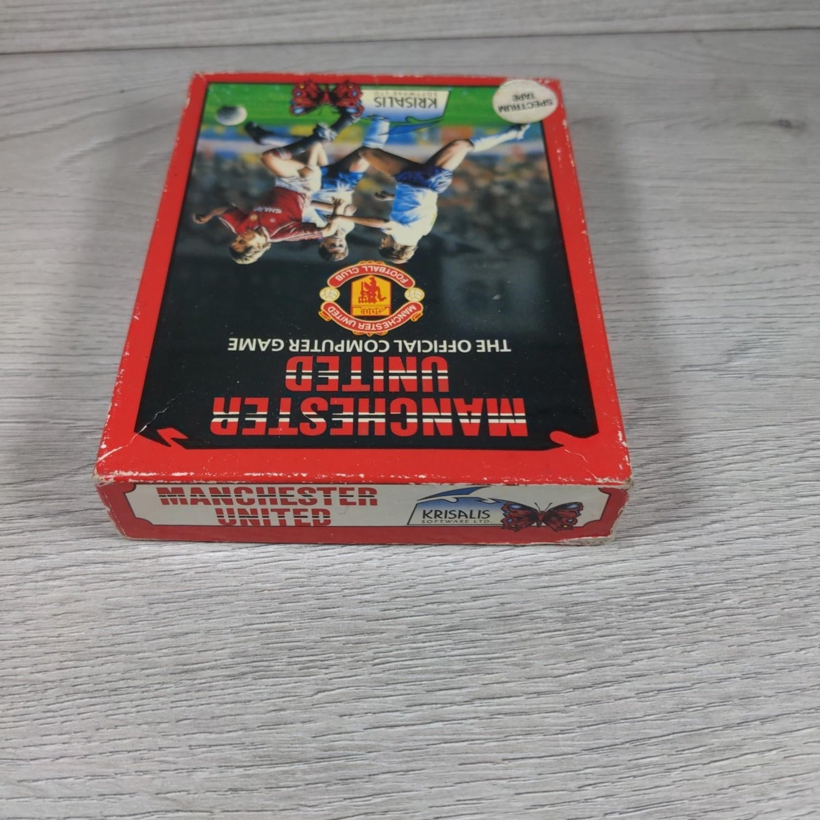 Manchester United ZX Spectrum 48K 128K Football Game Cassette Tested & Working