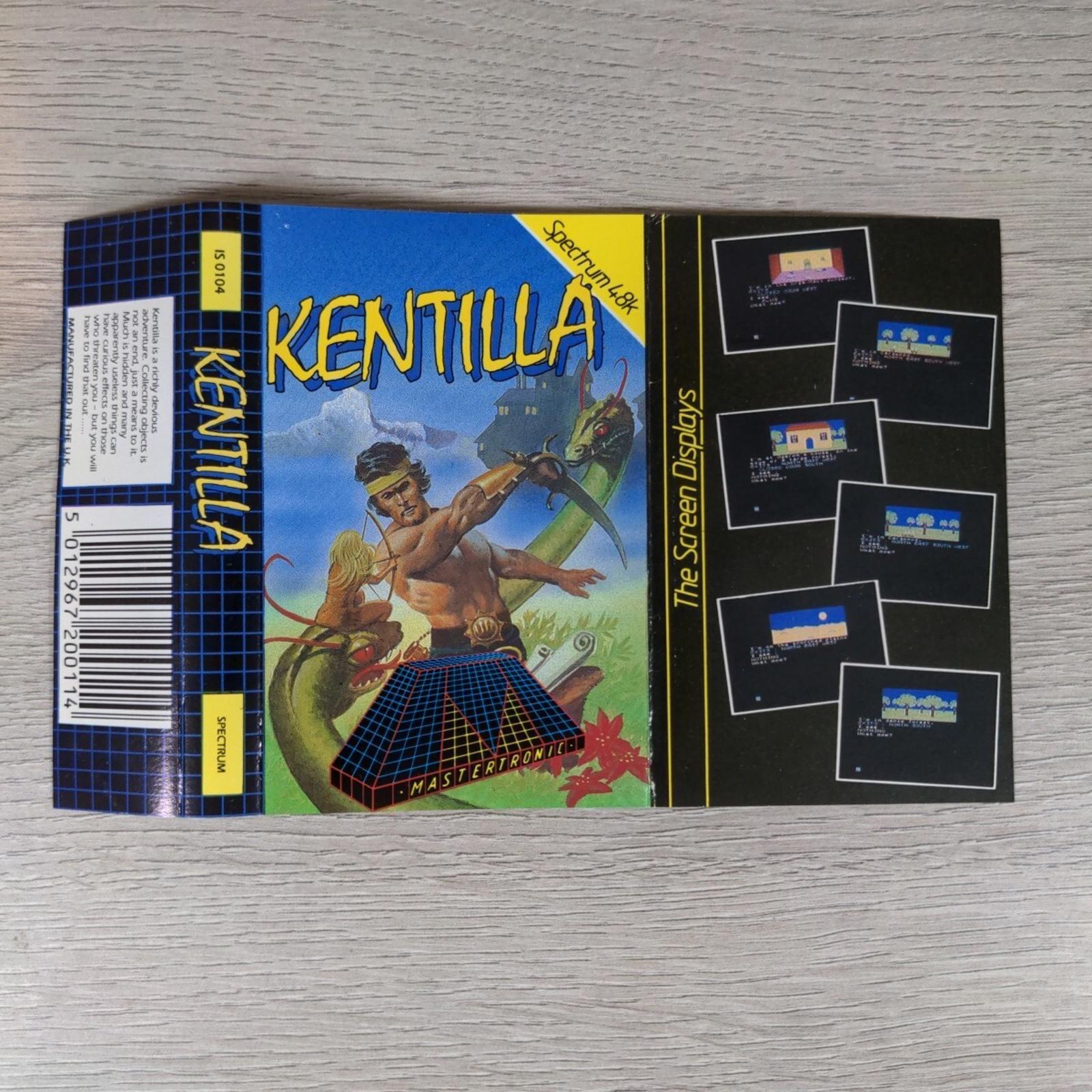 Kentilla ZX Spectrum 48K Video Game Cassette Tested & Working