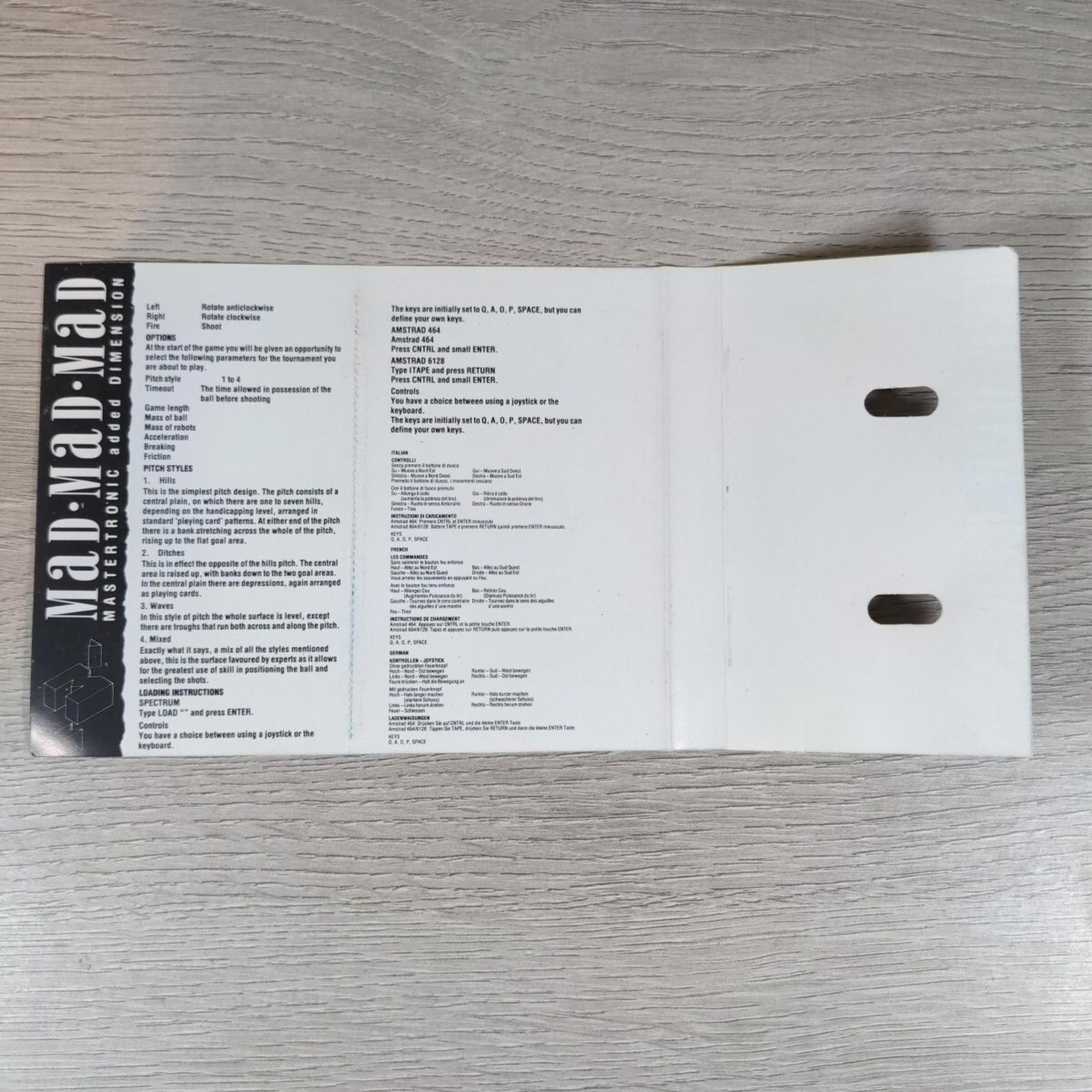 Vector Ball ZX Spectrum 48K 128K Game Cassette Tested & Working