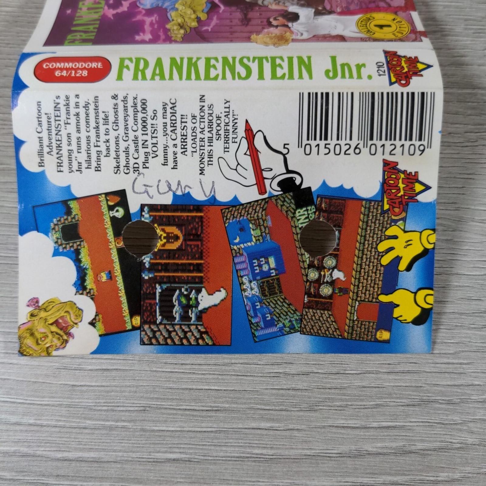 Frankenstein Jnr. Commodore 64 C64 Game Cassette Tested & Working - Retrorama UK