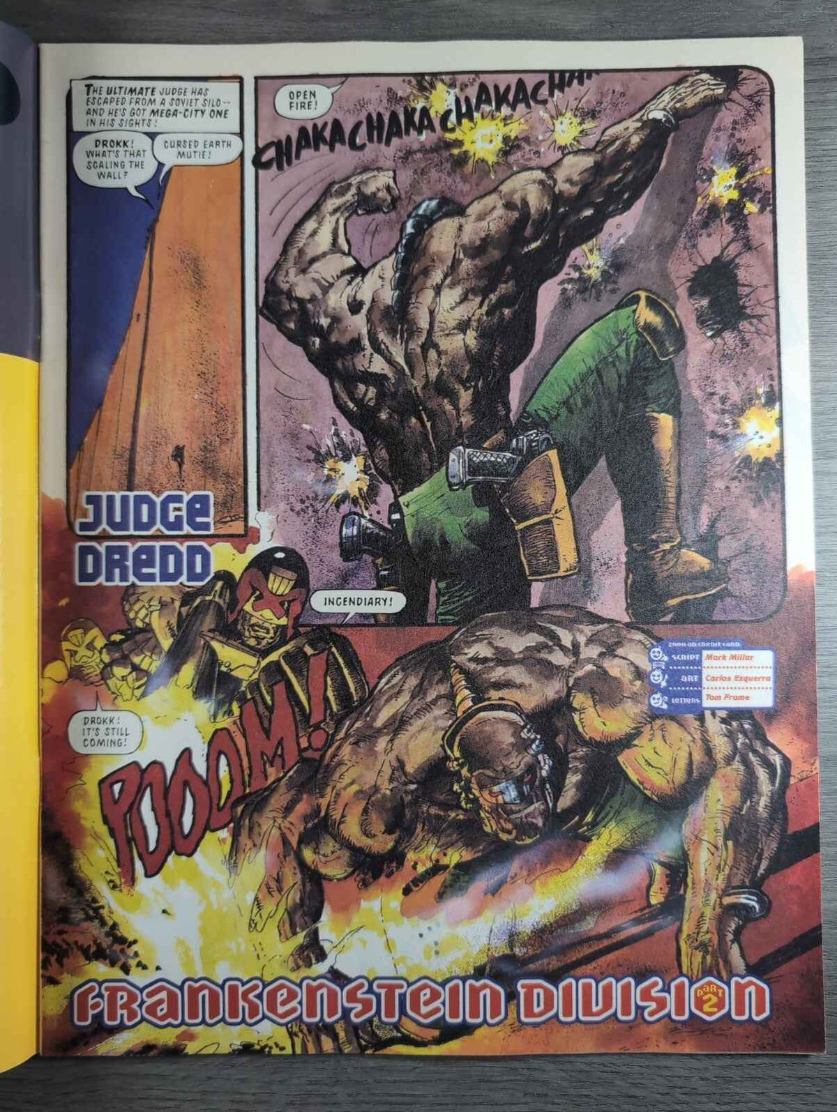 2000AD Prog 869 Featuring Judge Dredd Comic 8th Jan 1994 Vintage Retro Comic