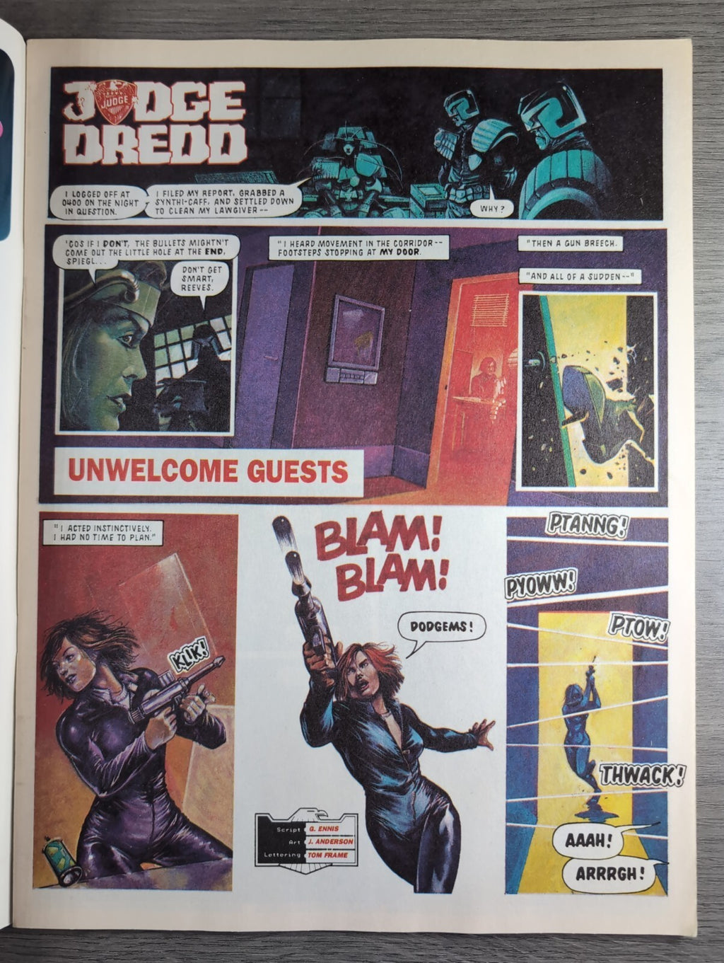 2000AD Prog 826 Featuring Judge Dredd Comic 13th March 1993 Vintage Retro Comic