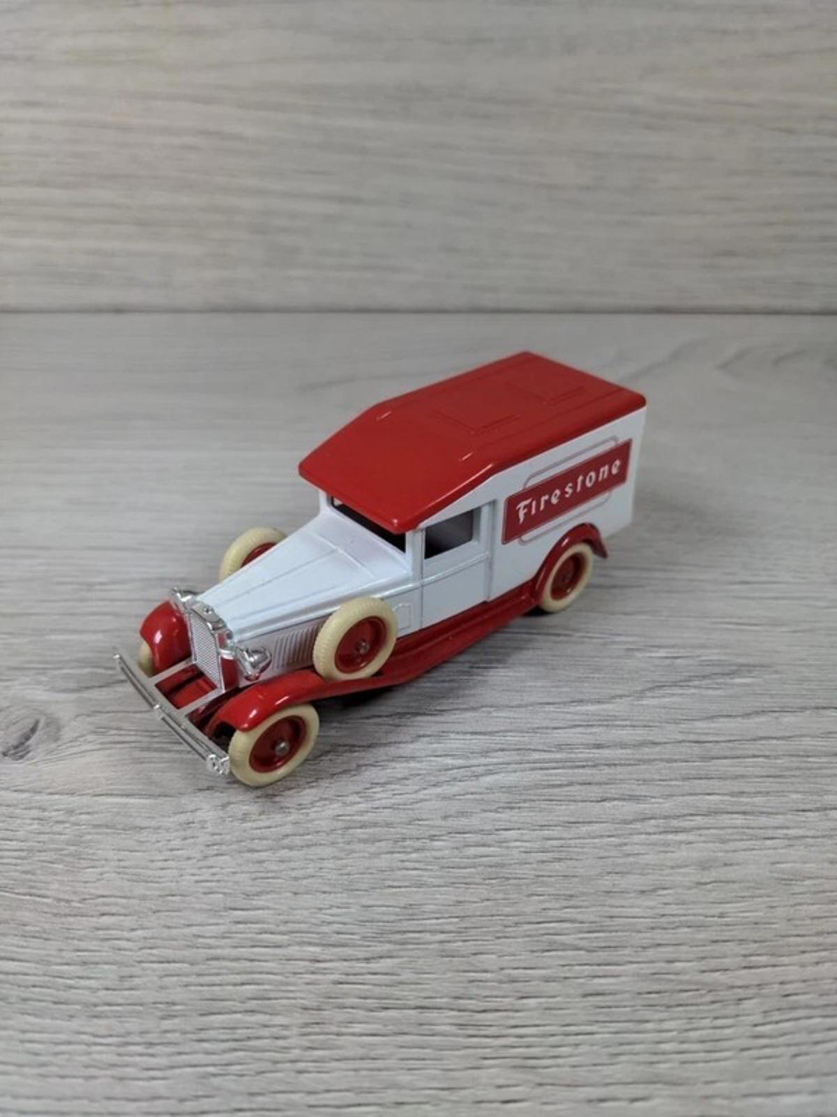 Lledo Promotional Models White & Red Firestone Van - Retrorama UK