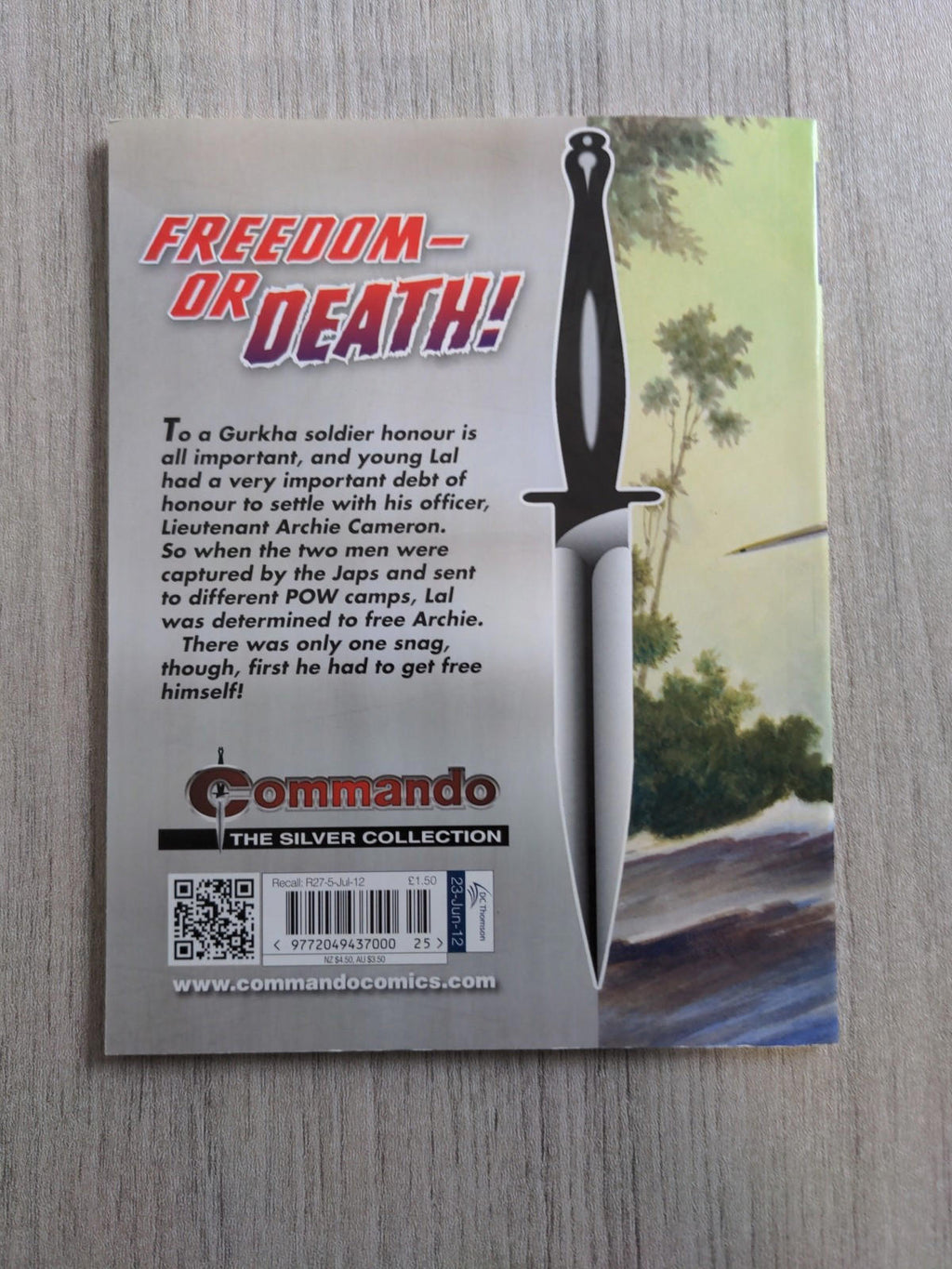 Commando Comic Issue Number 4510 Freedom Or Death - Retrorama UK