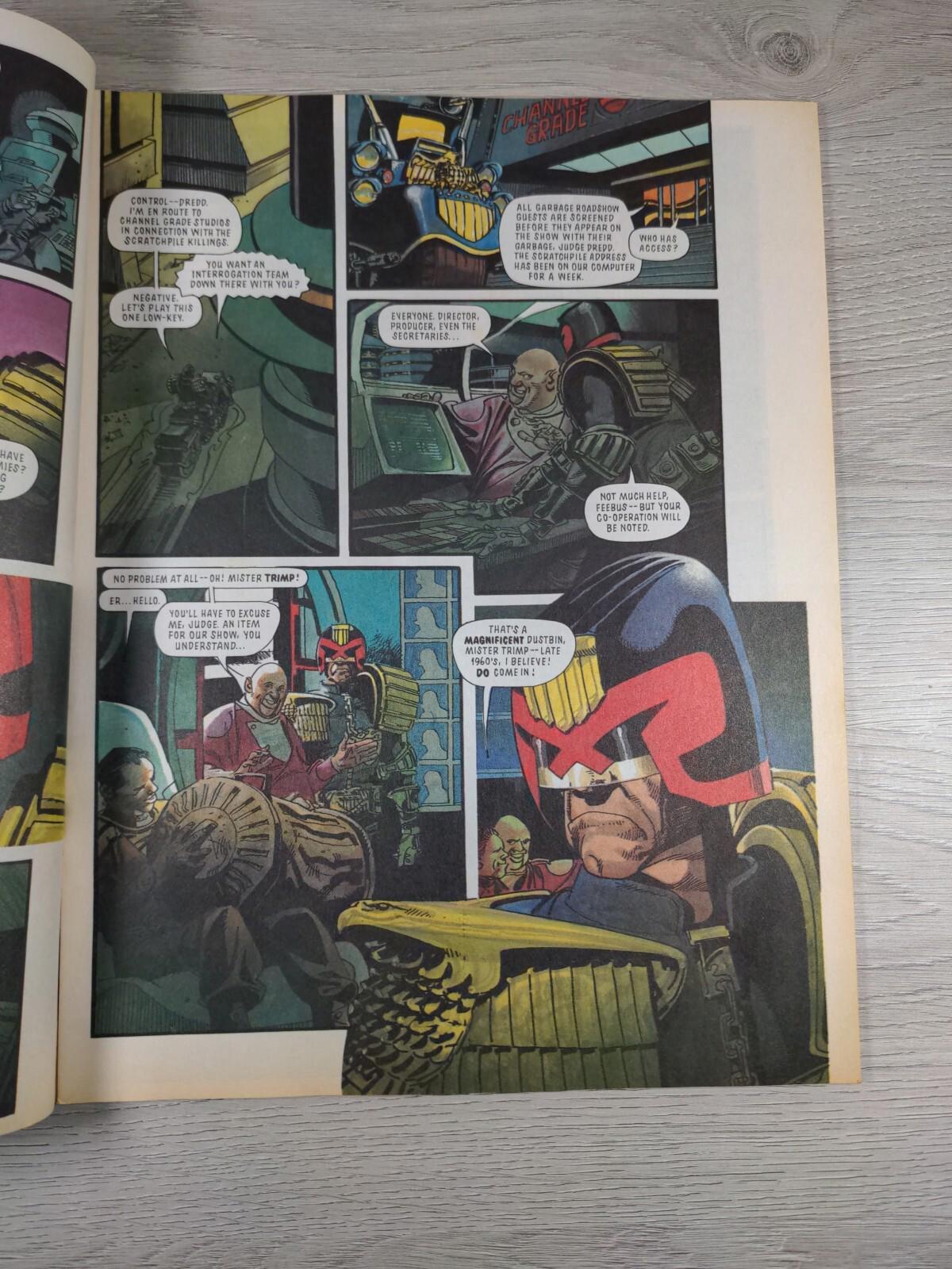2000AD Featuring Judge Dredd Prog 738 July 1991 Vintage Comic - Retrorama UK