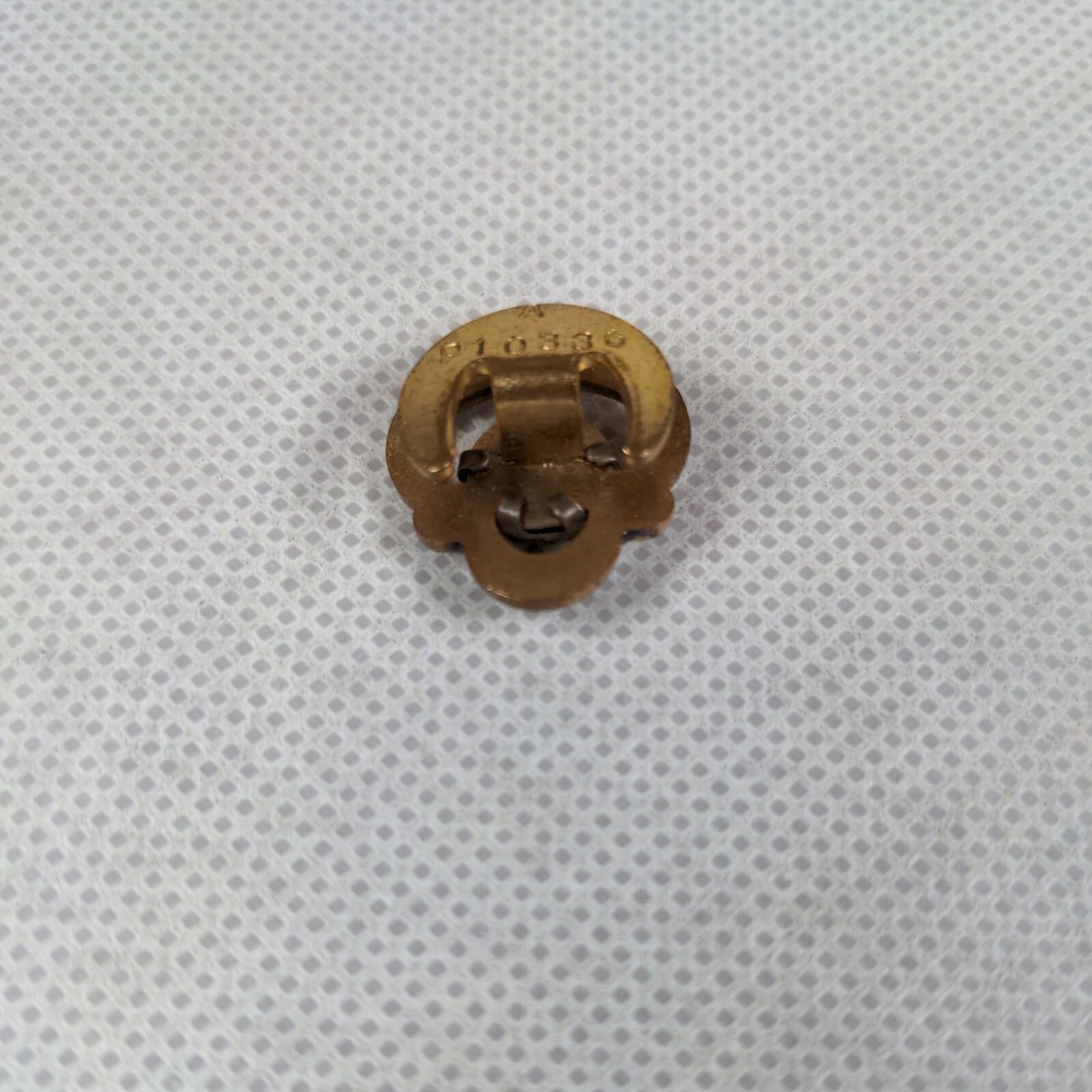 British Legion Enamel Lapel Badge - Badge No 910336 Vintage