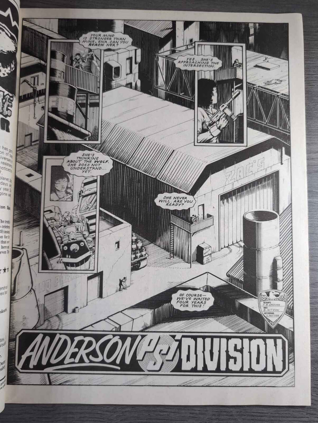 2000AD Prog 521 Featuring Judge Dread Comic 9th May 1987 Vintage Retro Comic