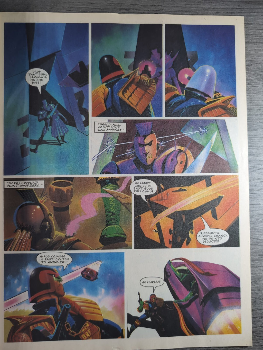 2000AD Prog 650 Featuring Judge Dread Comic 28th Oct 1989 Vintage Retro Comic - Retrorama UK