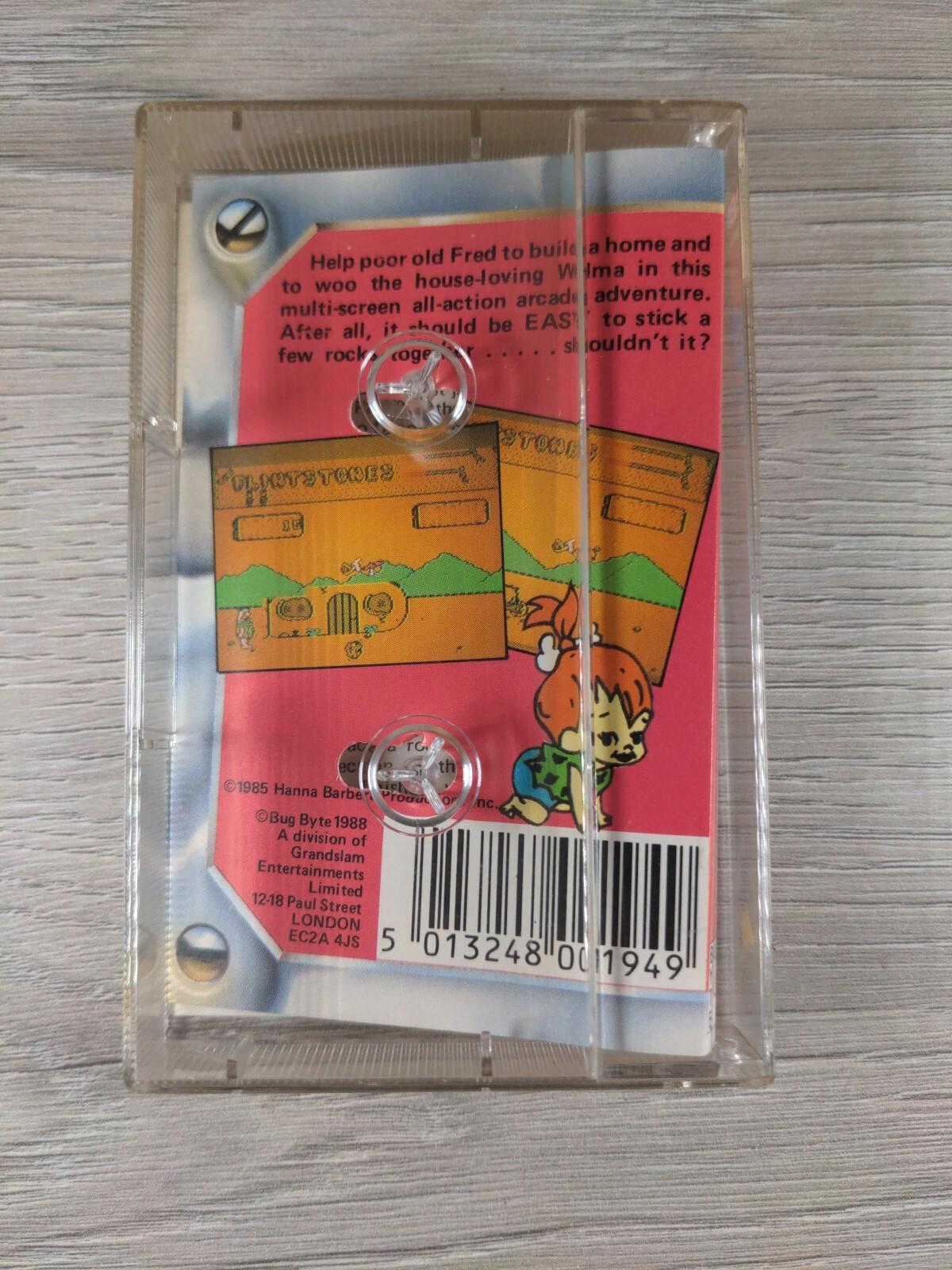 The Flintstones Yabba Dabba Doo! Commodore 64 C64 Game Cassette Tested & Working