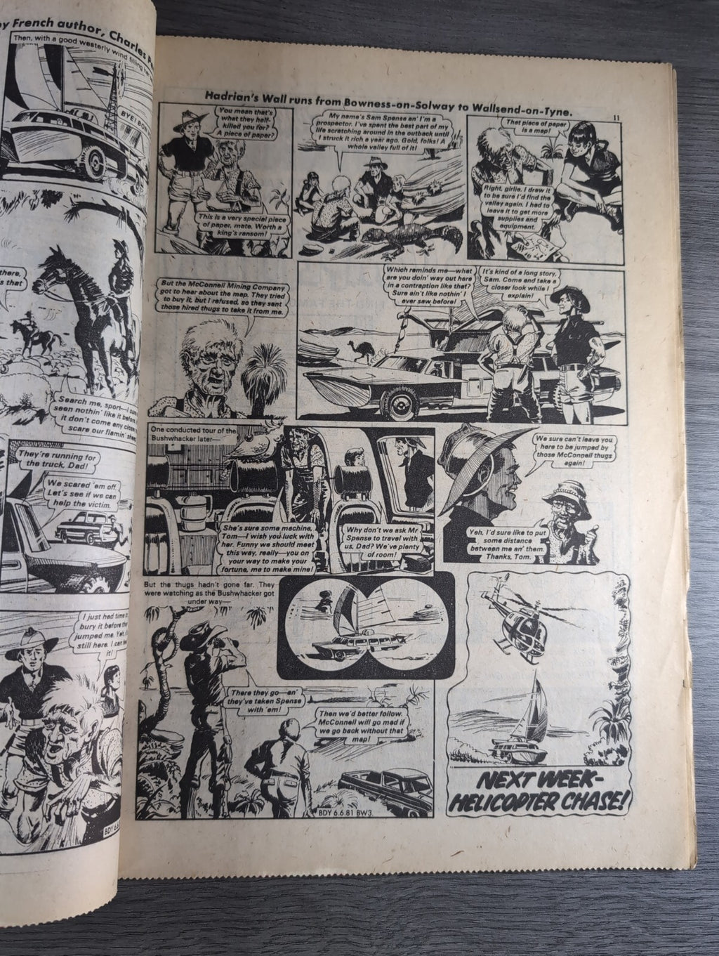 Buddy Comic Issue No 17 6th June 1981 Vintage Retro Comic