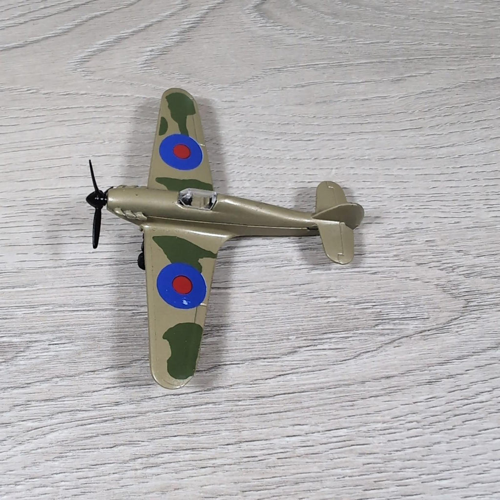 Tonka Polistil Spitfire and 2 x Hurricane Die-Cast Model Military Aircraft