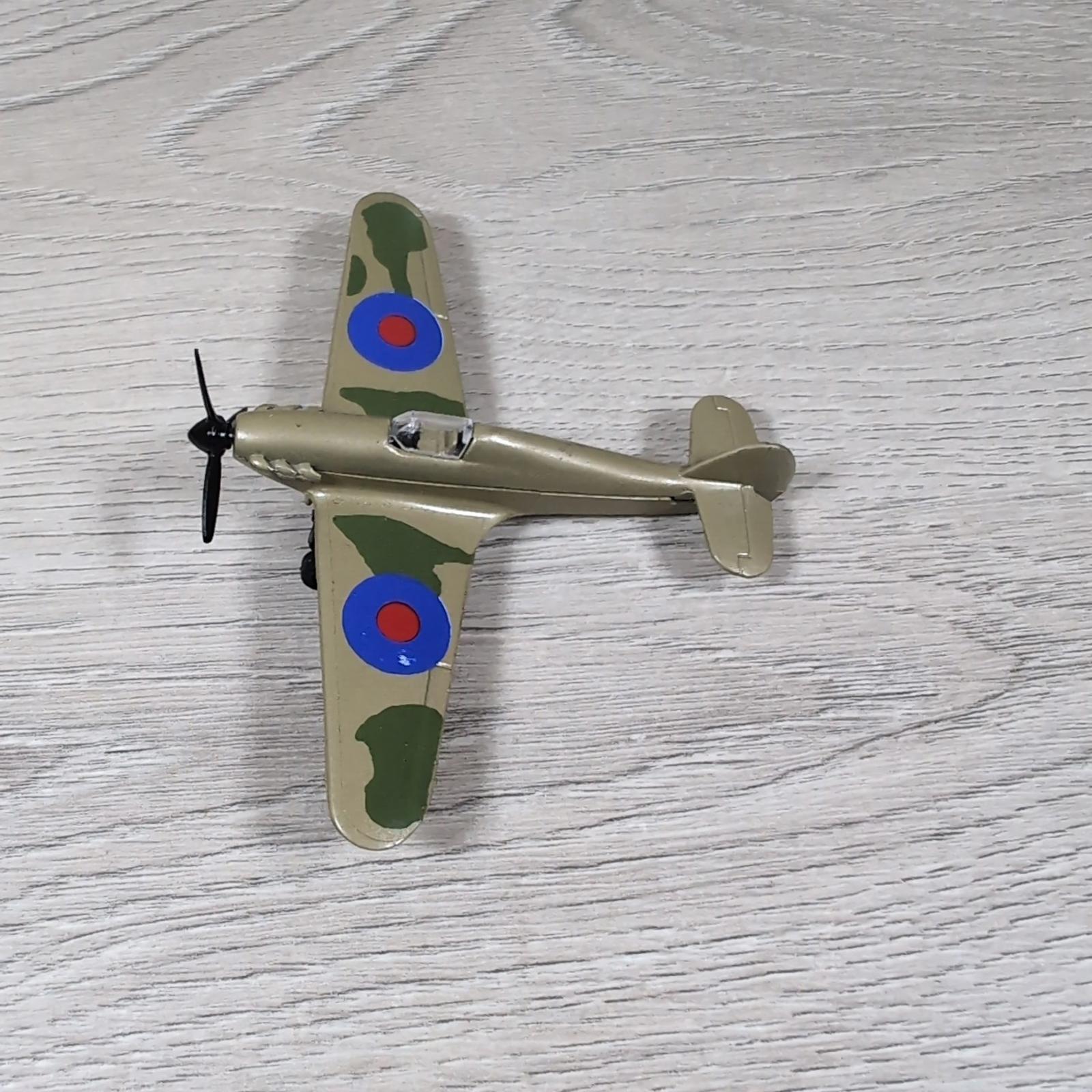 Tonka Polistil Spitfire and 2 x Hurricane Die-Cast Model Military Aircraft