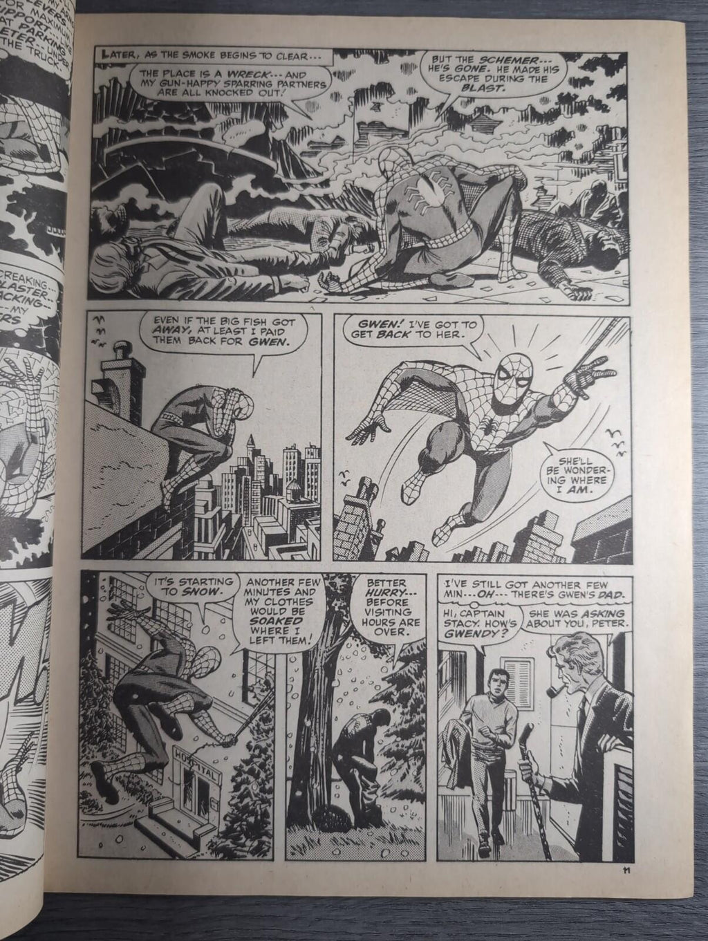 Spider-Man Comics Weekly No 104 Marvel Comics UK 8th February 1975 Vintage Comic