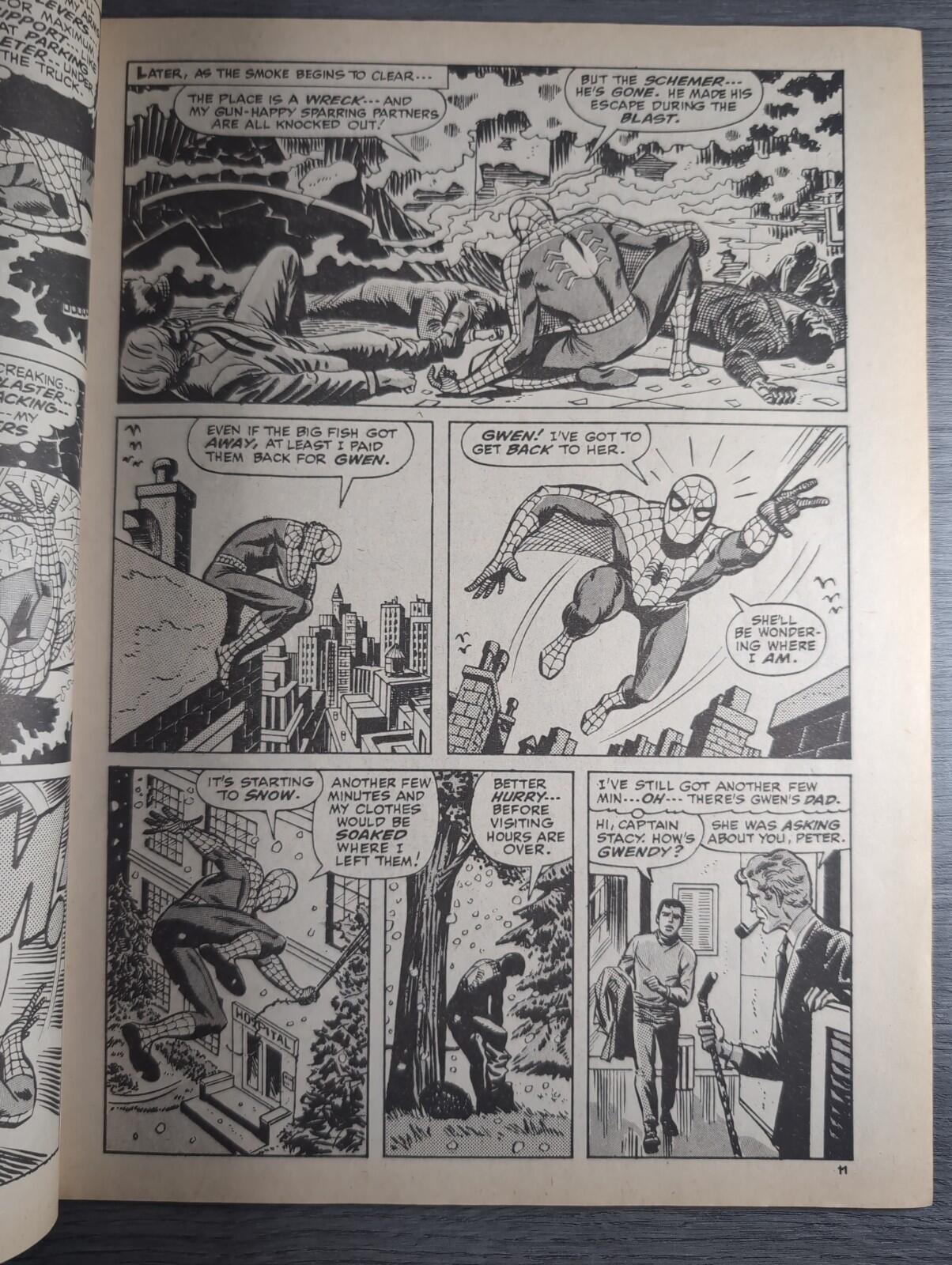 Spider-Man Comics Weekly No 104 Marvel Comics UK 8th February 1975 Vintage Comic