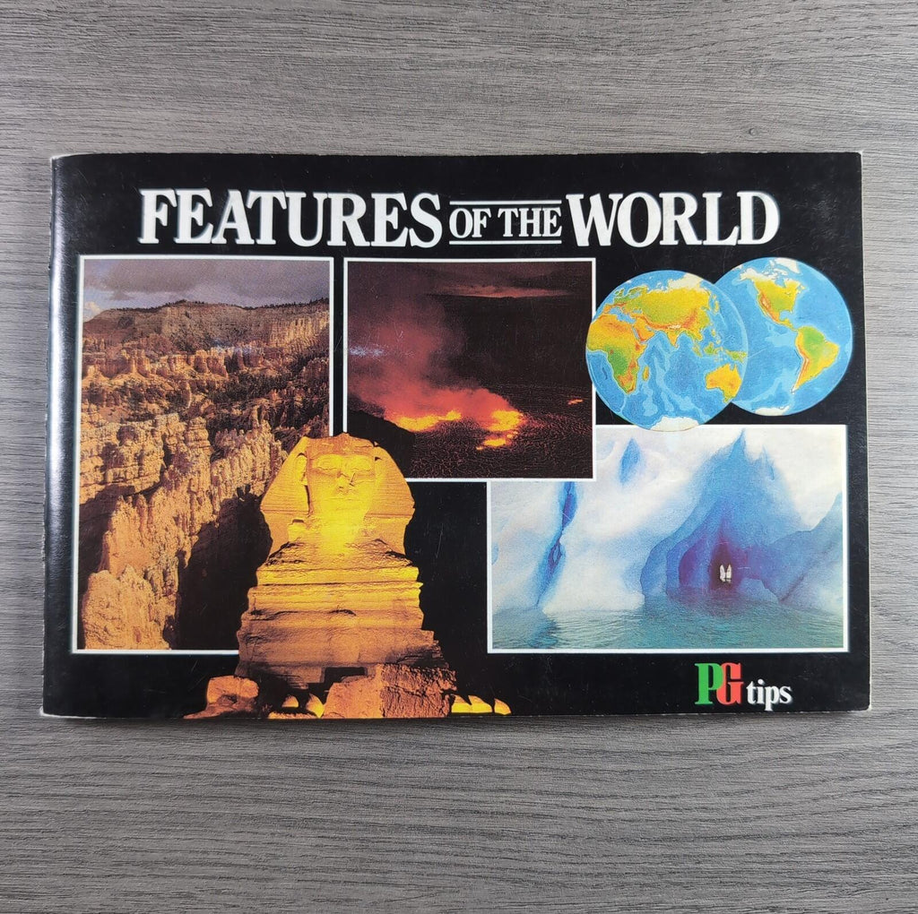 Brooke Bond Tea Picture Cards Album Features Of The World Complete Set