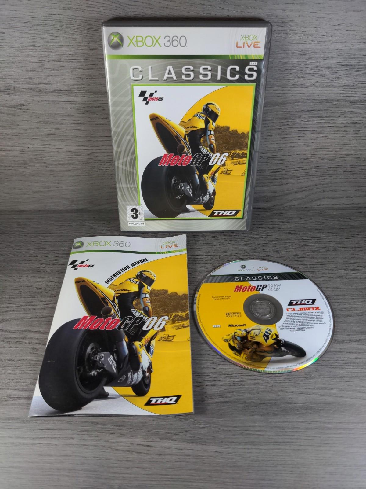 Moto GP 06 Xbox 360 Game + Manual Tested & Working 2006 VGC