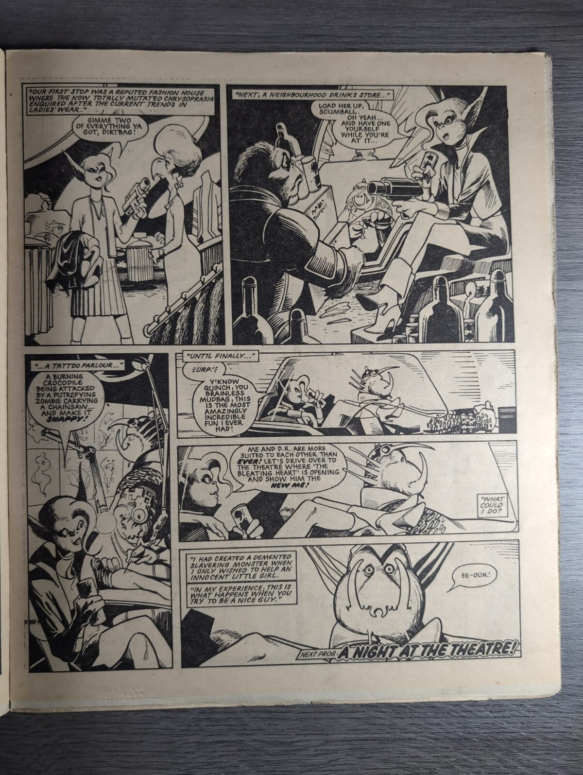 2000AD Prog 353 Featuring Judge Dredd Comic 28th Jan 1984 Vintage Retro Comic