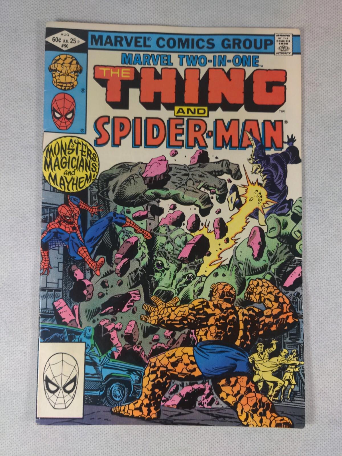 Marvel Comics Two-In-One The Thing And Spider-Man #90 August 1982