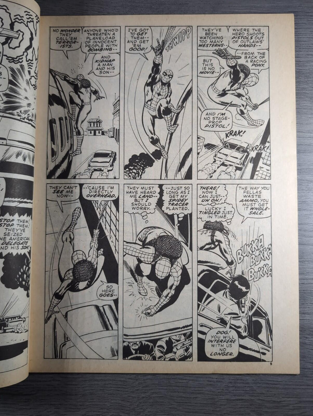 Spider-Man Comics Weekly No 127 Marvel Comics UK 19th July 1975 Vintage Comic