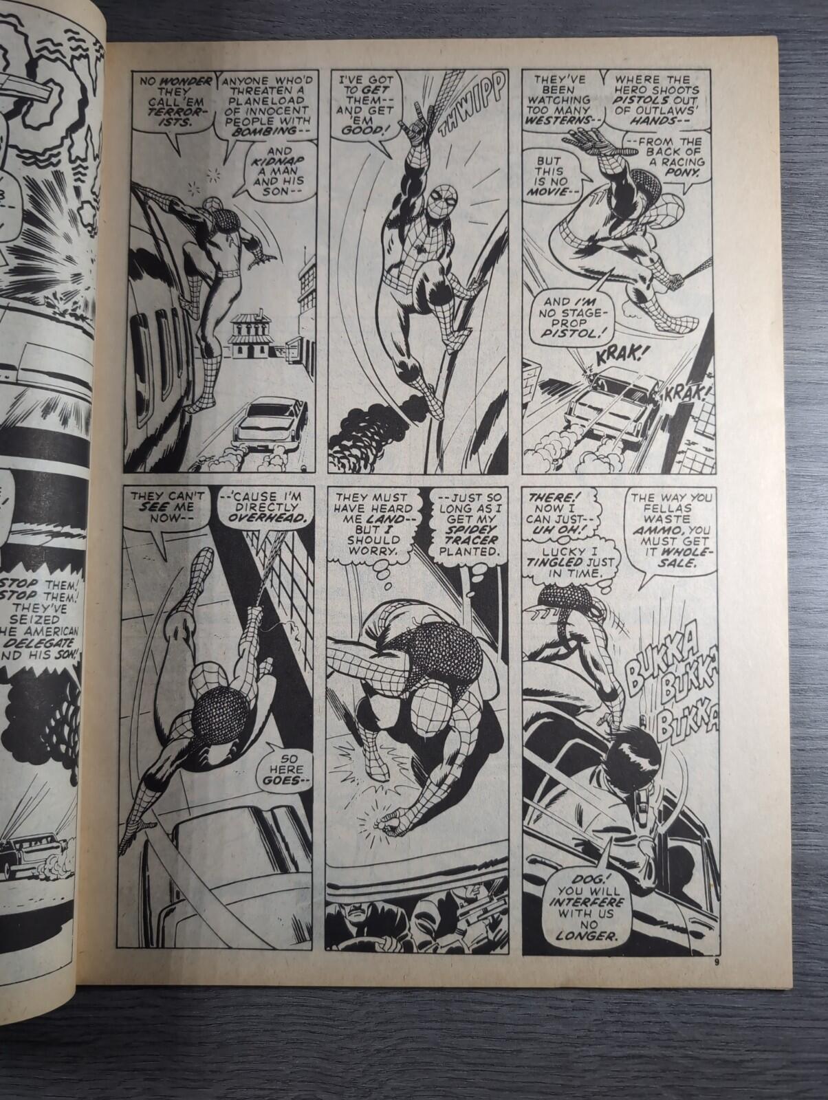 Spider-Man Comics Weekly No 127 Marvel Comics UK 19th July 1975 Vintage Comic