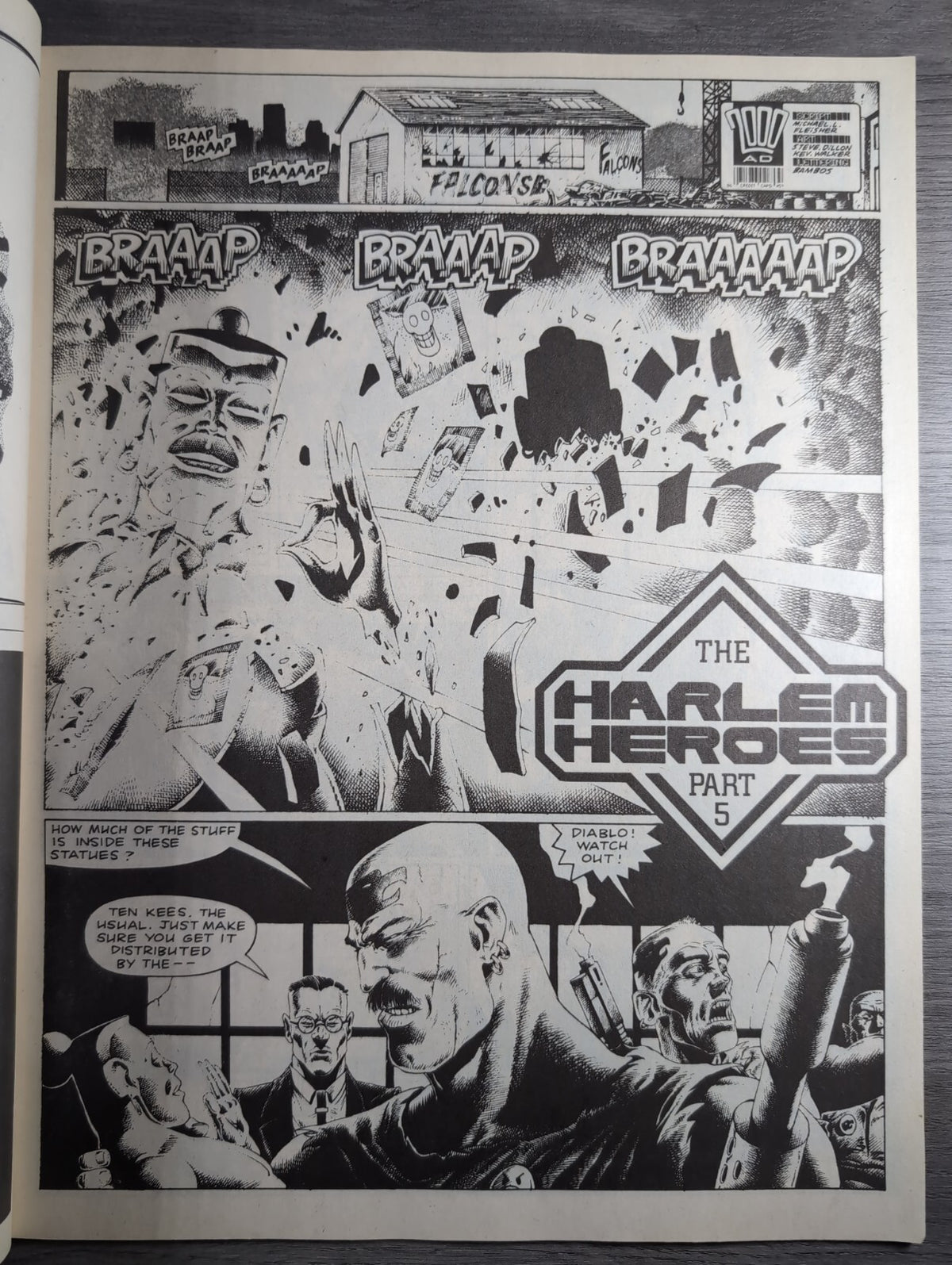2000AD Prog 675 Featuring Judge Dredd Comic 21st April 1990 Vintage Retro Comic