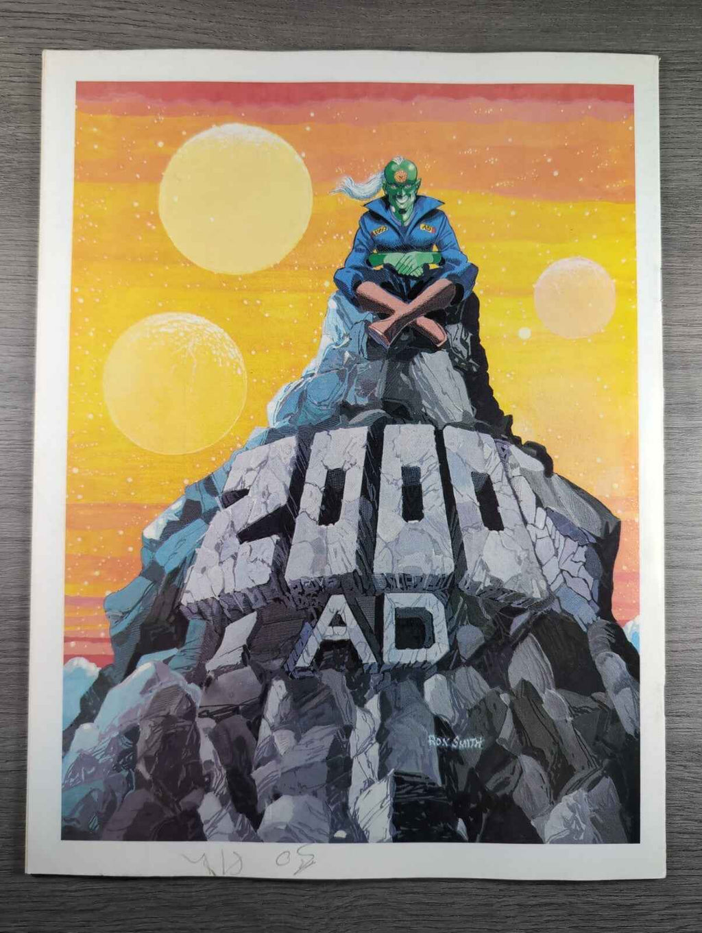 2000AD Prog 807 Featuring Judge Dredd Comic 31st Oct 1992 Vintage Retro Comic