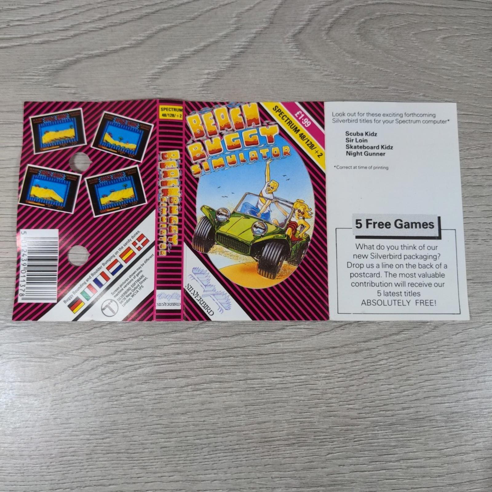 Beach Buggy Simulator ZX Spectrum 48/128K Game Cassette Tested & Working